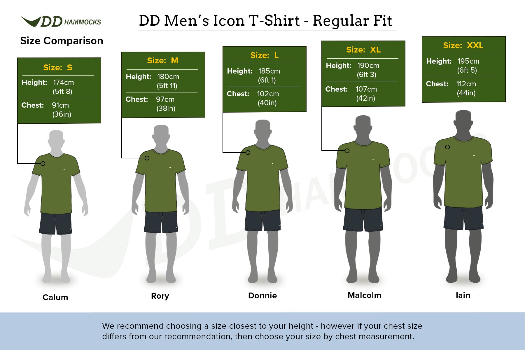 dd-icon-t-shirt-homme-coton-vert-olive-regular-fit-l image 7