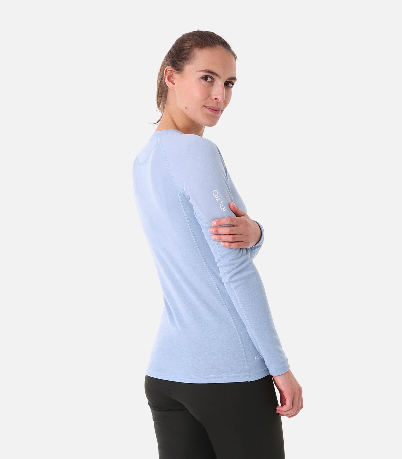 cimalp-x-warm-top-5-f-haut-thermique-femme-noir-grand-froid image 4