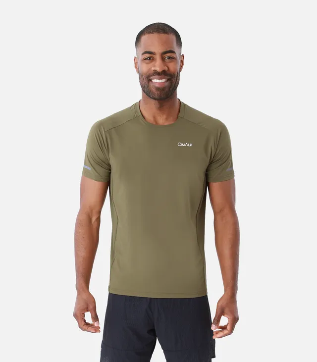 cimalp-denali-h-t-shirt-randonn-e-homme-olive-respirant image 1