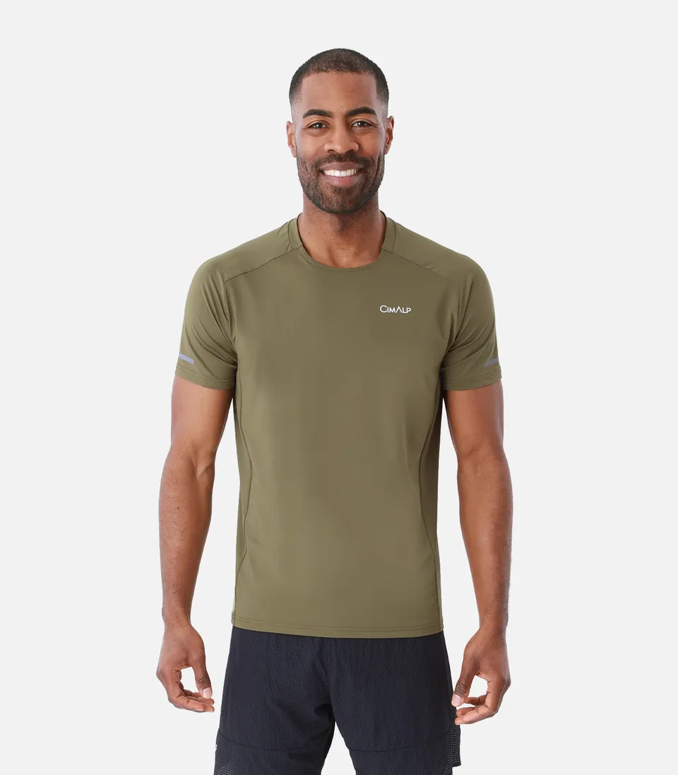 cimalp-denali-h-t-shirt-randonn-e-homme-olive-respirant image 1