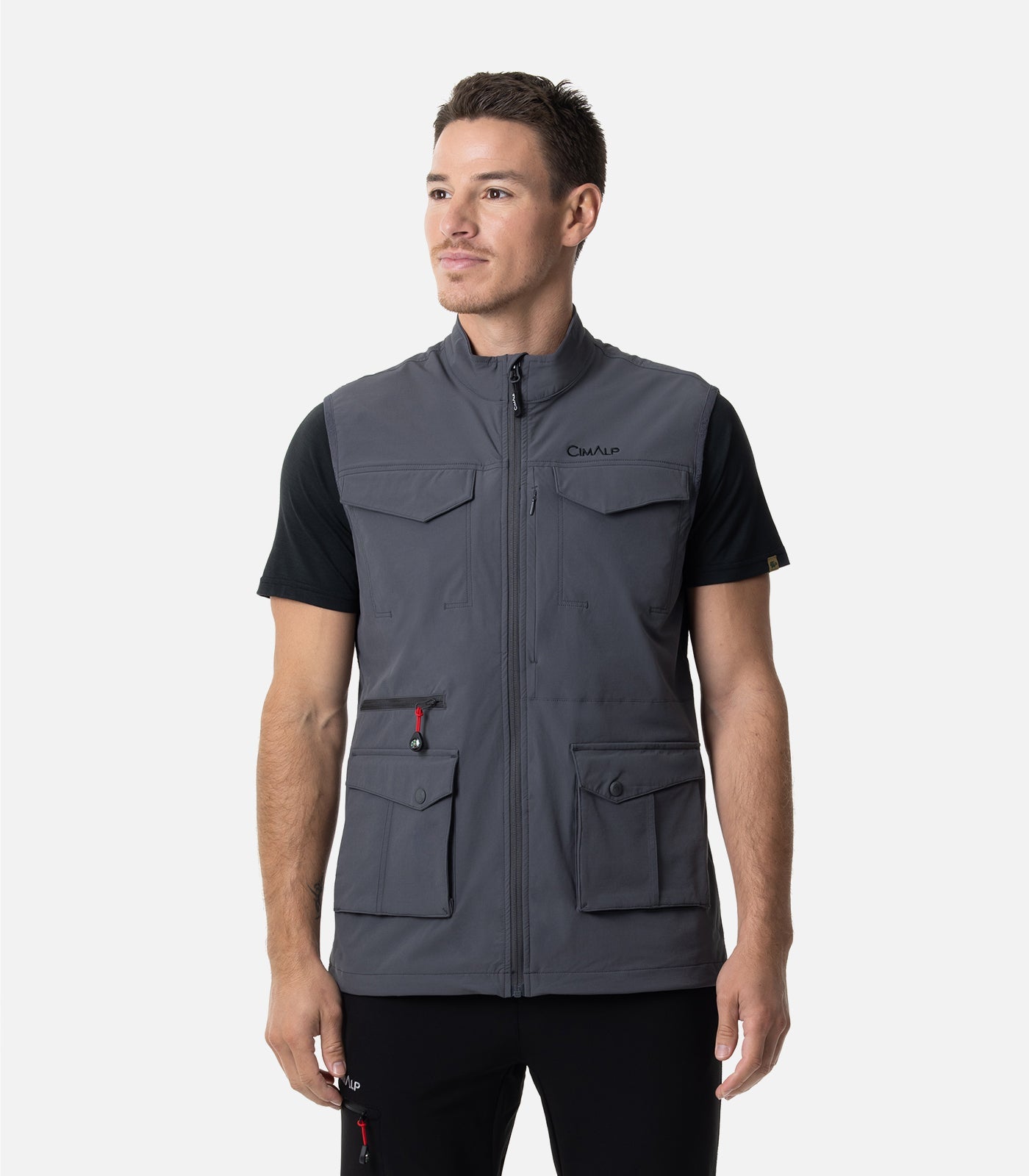 cimalp-ayers-rock-3-h-gilet-voyage-homme-kaki-poches image 7