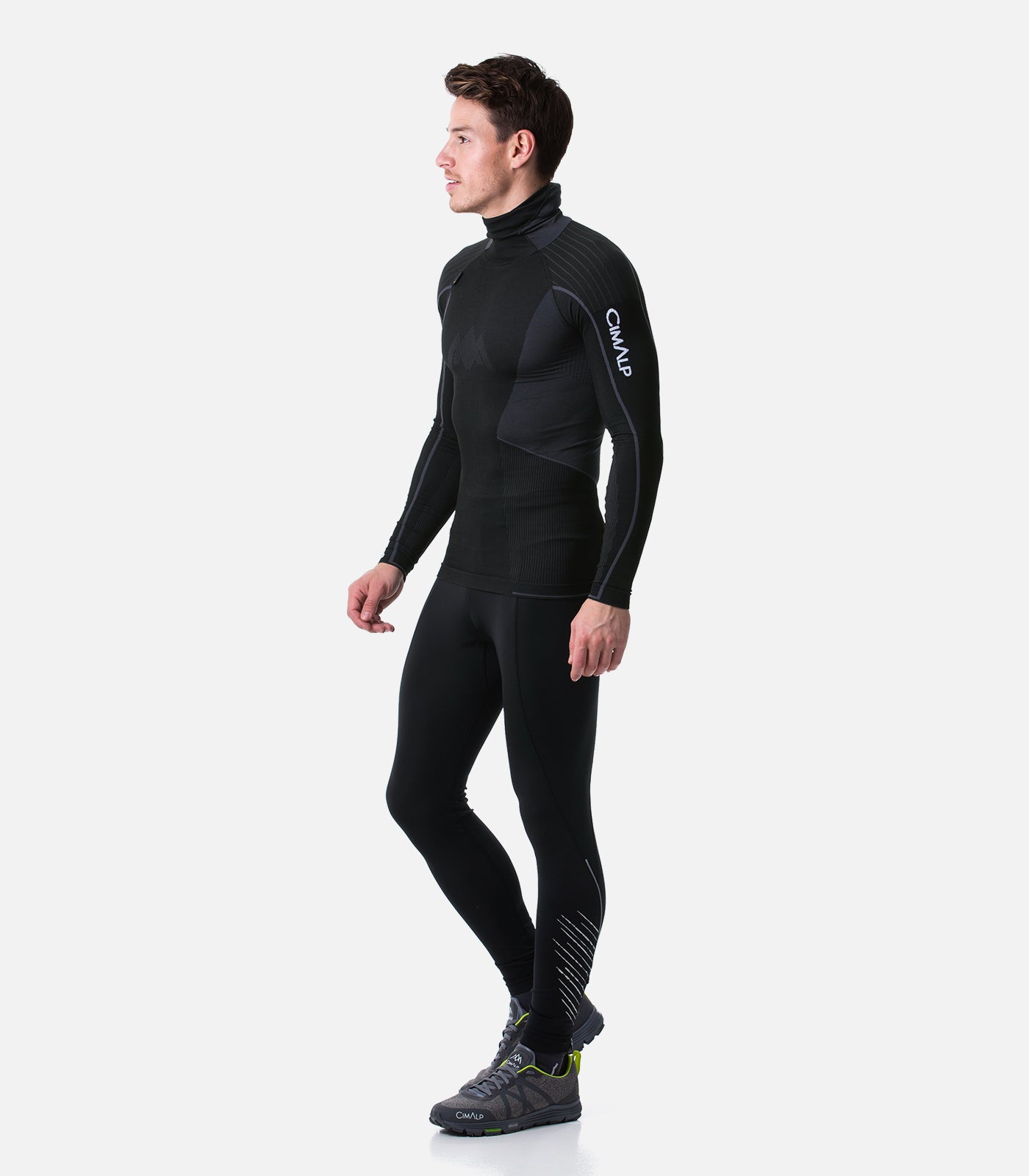 cimalp-seamless-hoodie-top-sous-v-tement-homme-noir-capuche image 3