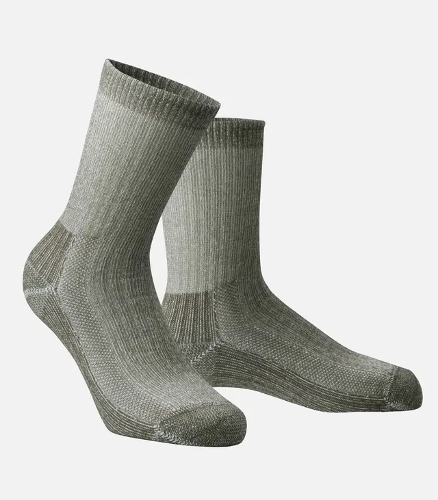 cimalp-merino-socks-2-chaussettes-randonn-e-kaki-lot-2-m-rinos image 1
