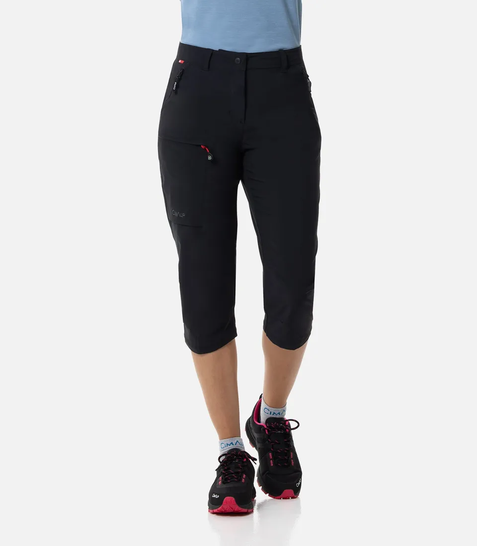 cimalp-aravis-2-f-pantacourt-randonn-e-femme-noir-stretch-m image 1