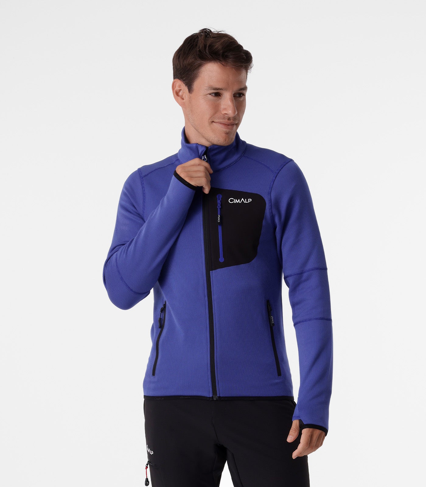 cimalp-brevent-2-h-veste-polaire-homme-marine-stretch image 7
