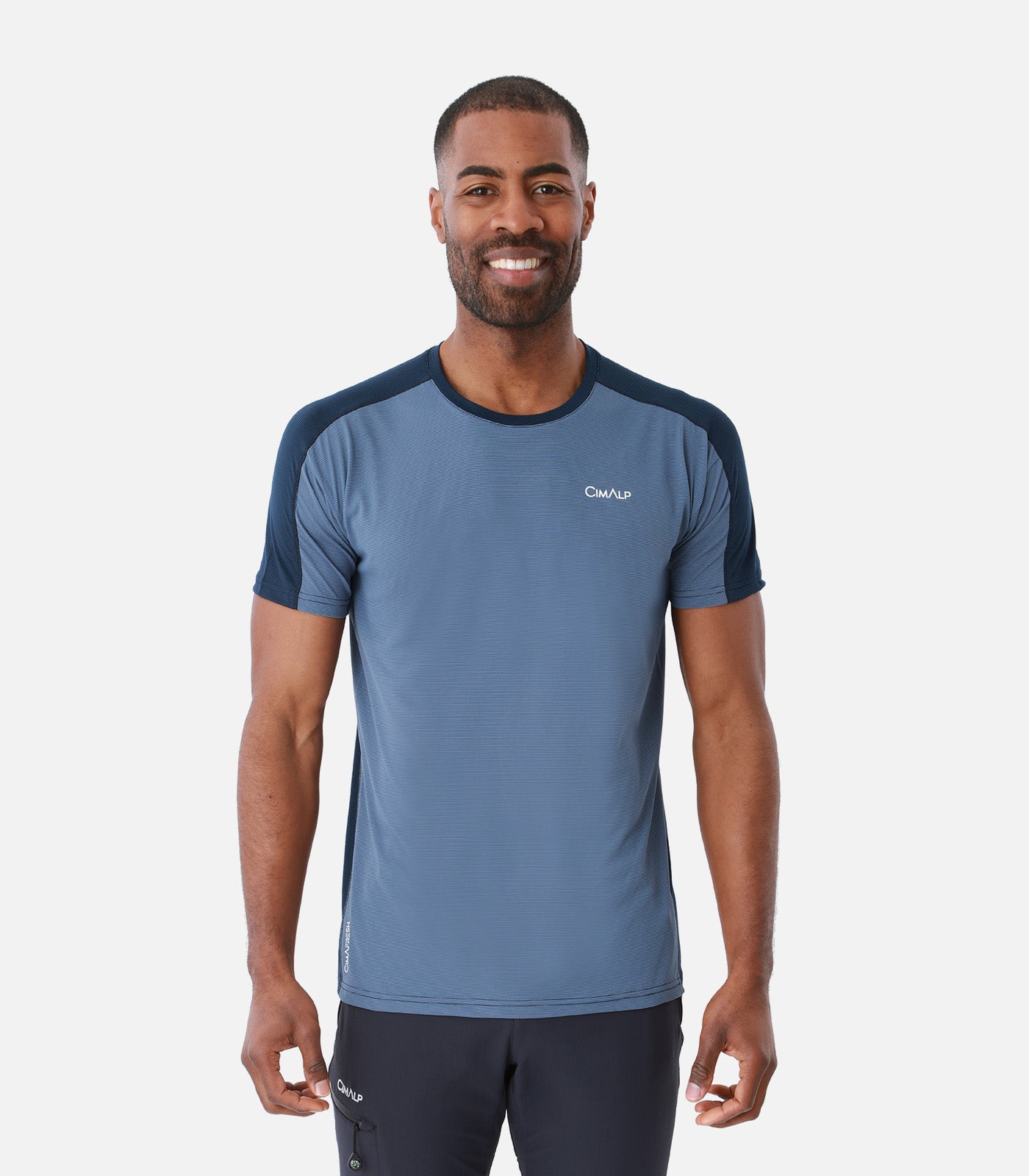 cimalp-eiger-2-t-shirt-randonn-e-homme-bleu-upf-40 image 1