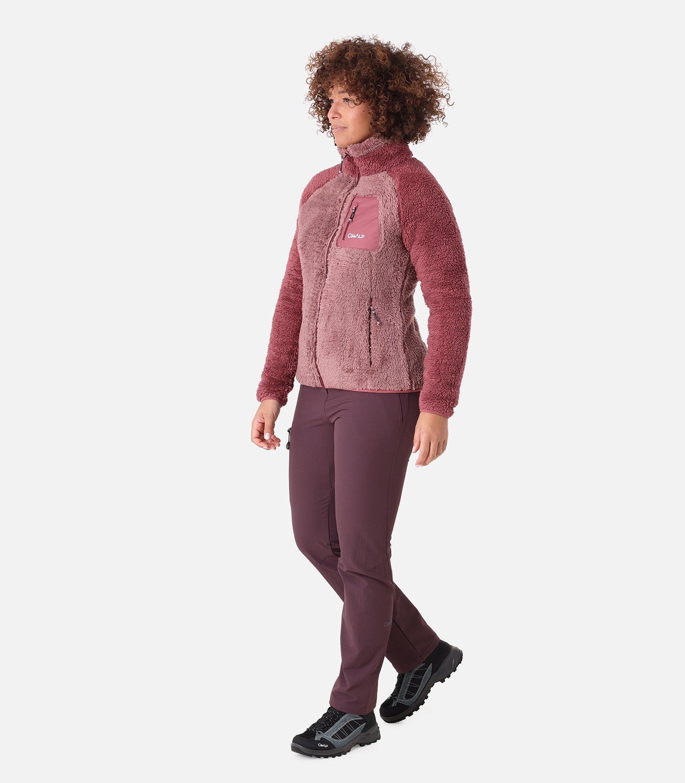 cimalp-bivouac-2-f-veste-polaire-femme-rose-recycl-e image 3