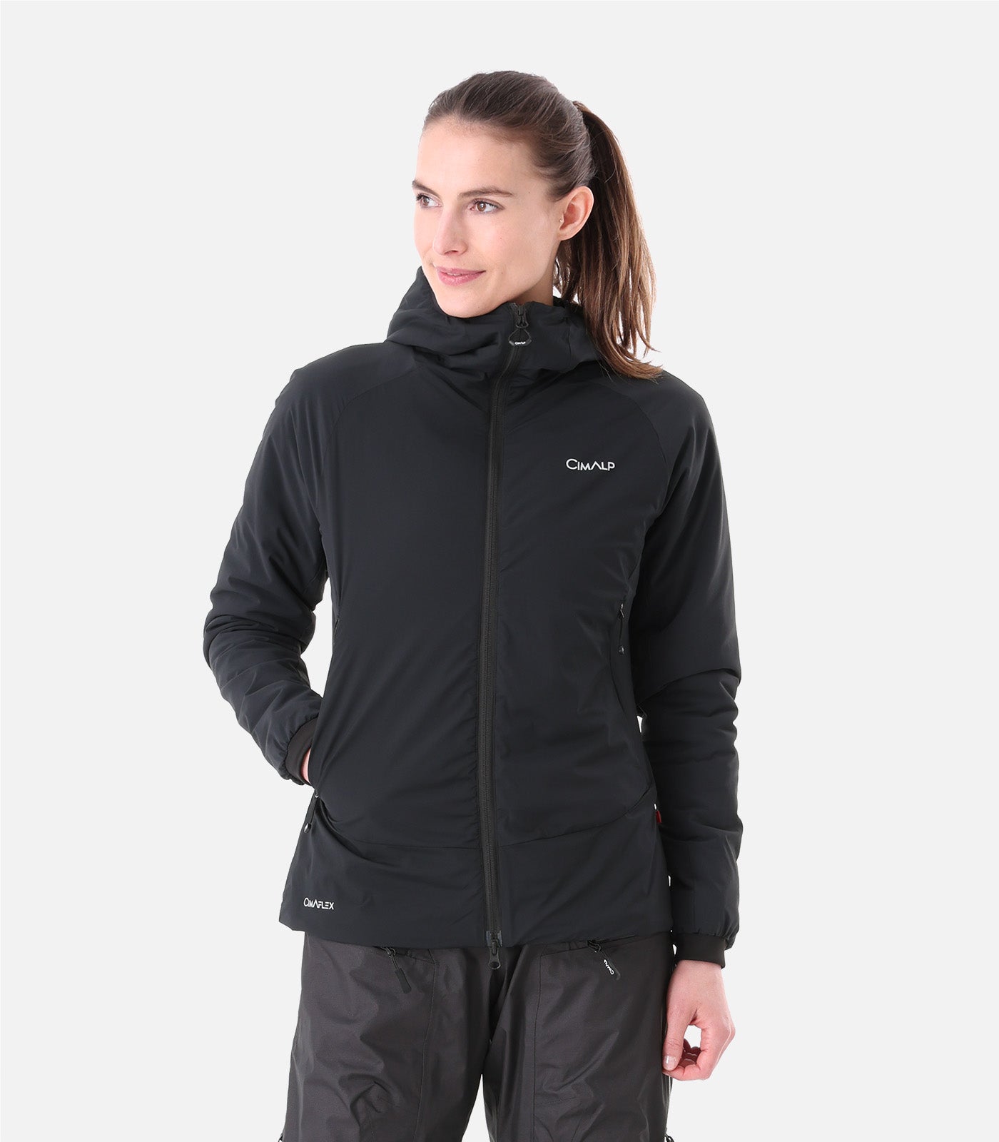 cimalp-tournette-f-veste-polaire-femme-framboise-coupe-vent image 1