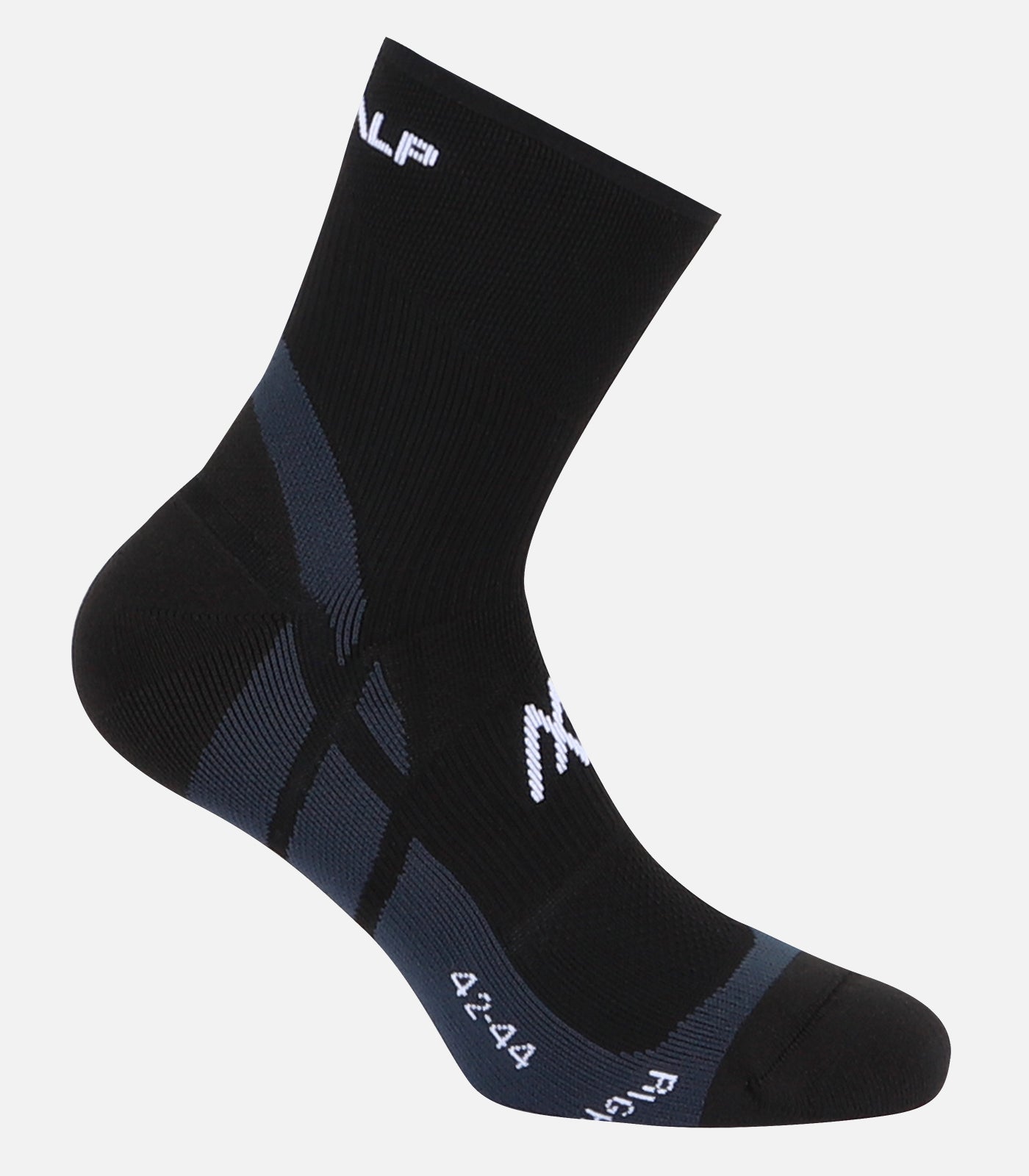 cimalp-trail-mid-chaussettes-trail-noir-orange-39-41 image 2