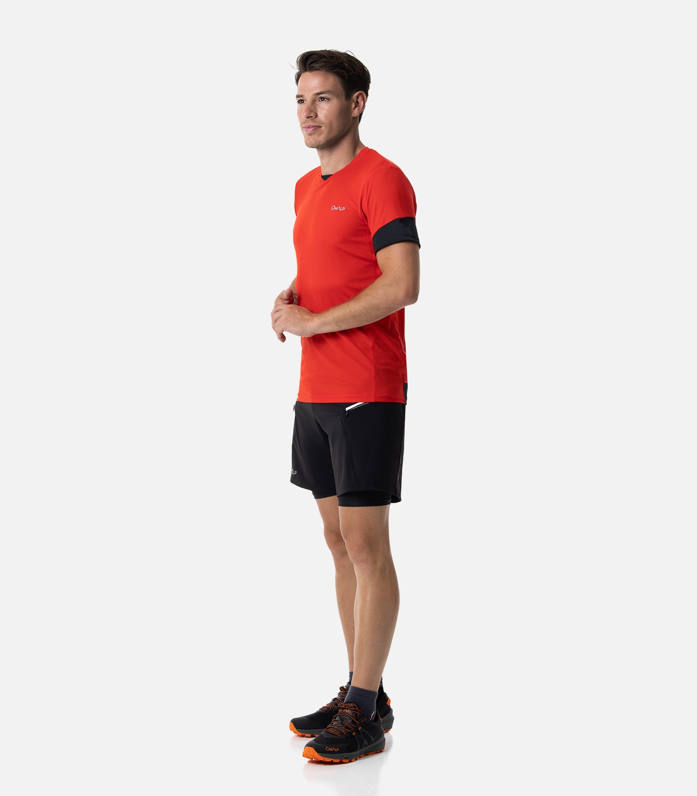 cimalp-aoste-2-h-short-trail-noir-stretch-homme image 3