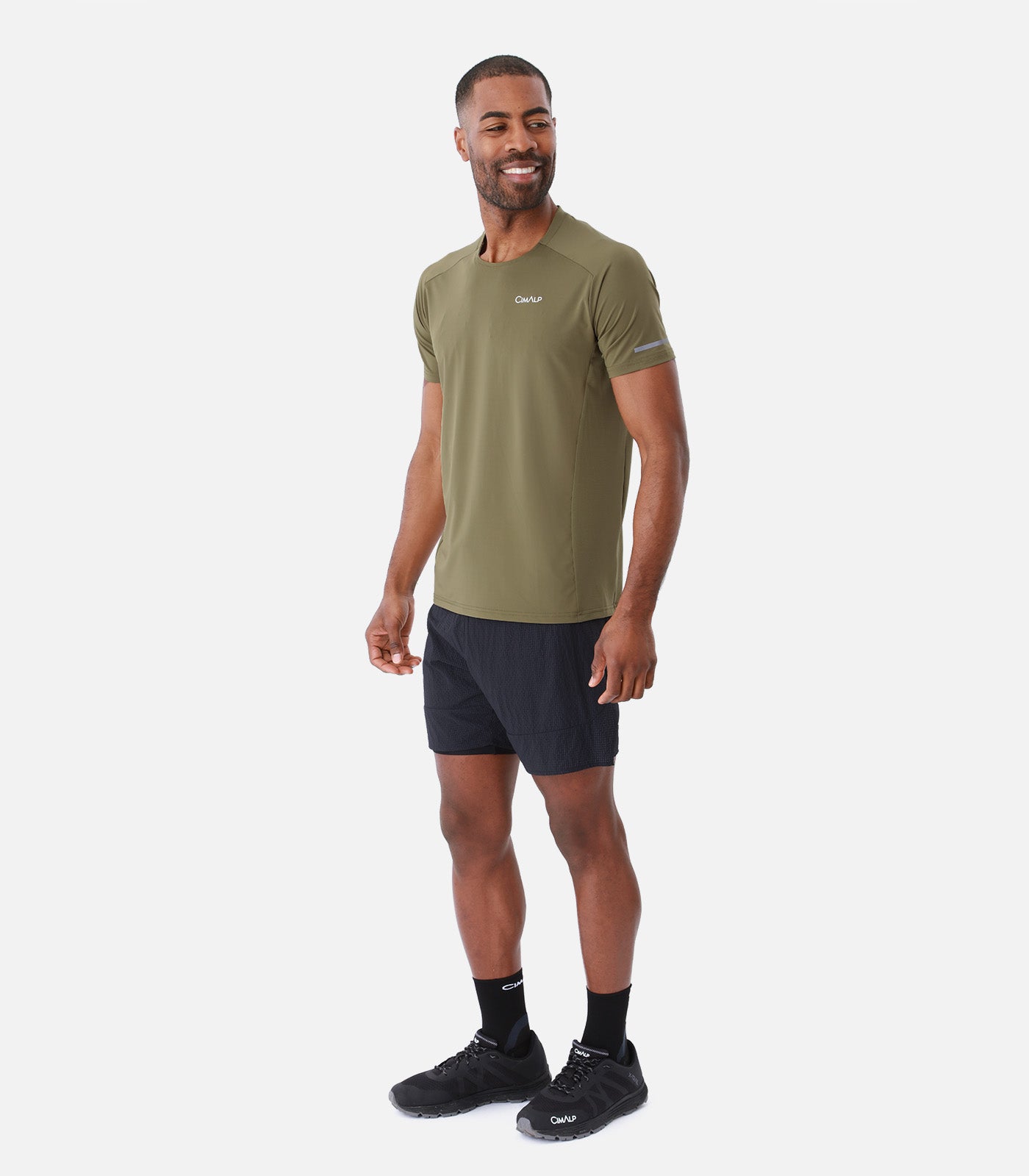 cimalp-denali-h-t-shirt-randonn-e-homme-olive-respirant image 3