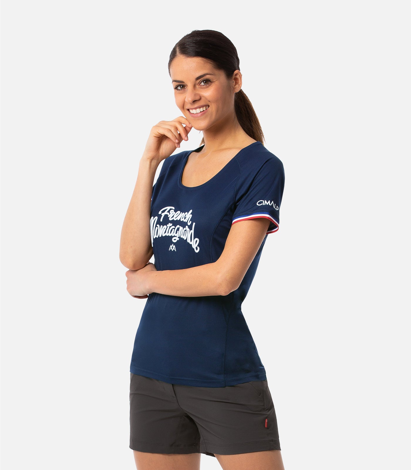 cimalp-la-fran-aise-t-shirt-trail-running-femme-l-ger-ciel image 5