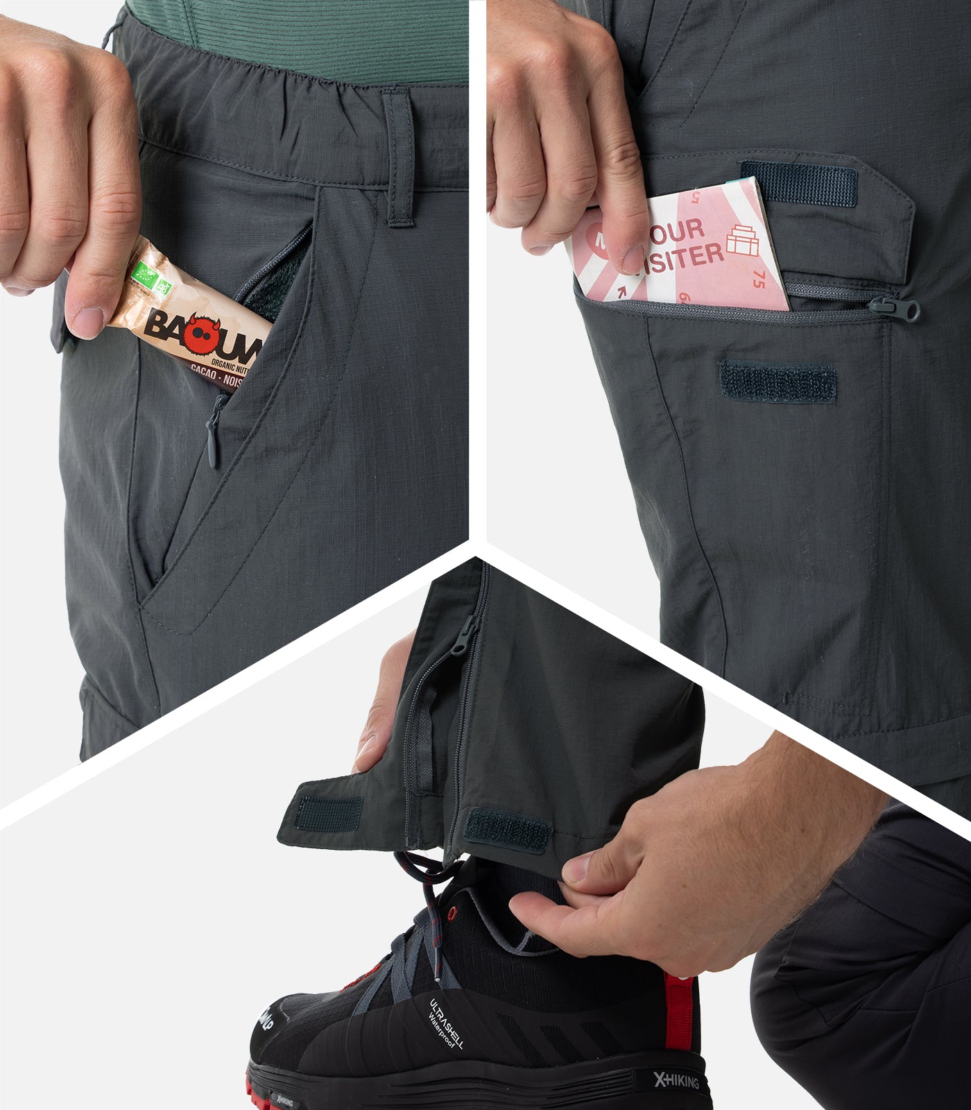 cimalp-katmandou-3-h-pantalon-convertible-homme-anthracite-8-poches image 5