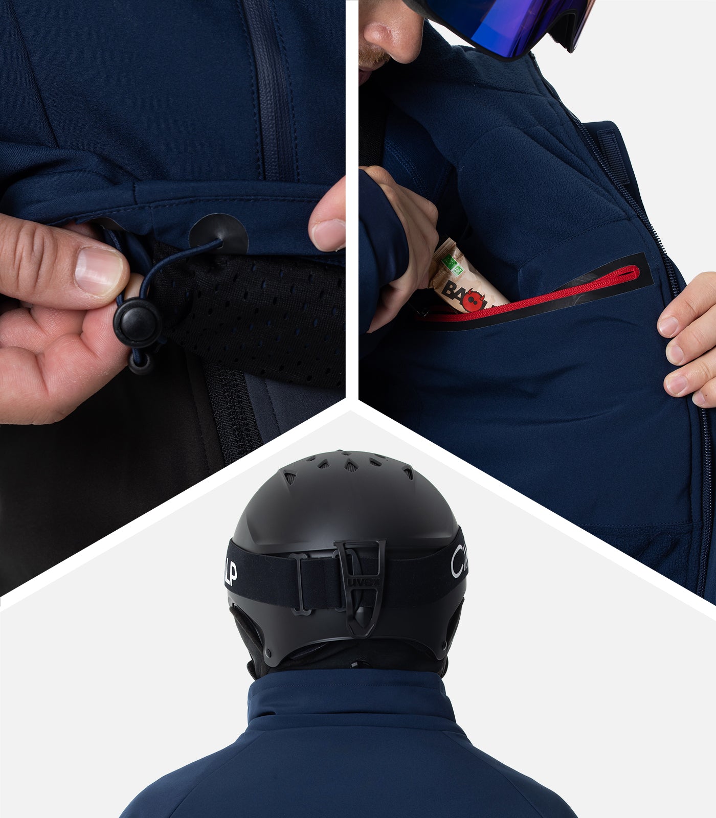 cimalp-vosges-h-veste-ski-homme-noir-polaire-chaude image 5