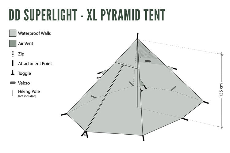 dd-hammocks-superlight-xl-tente-pyramide-2-places-610g image 7
