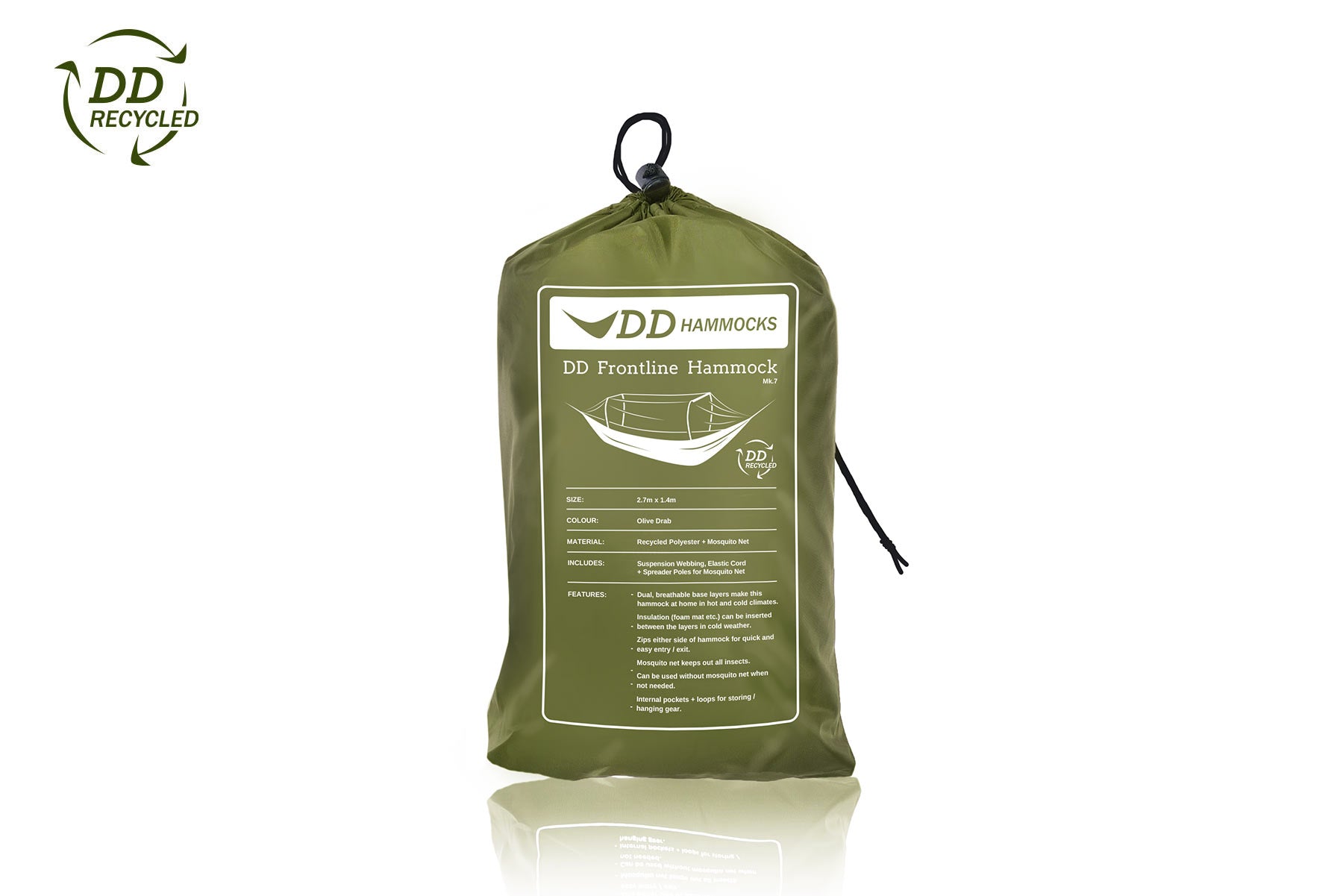 dd-hammocks-frontline-hamac-recycl-olive-drab-anti-moustiques image 6
