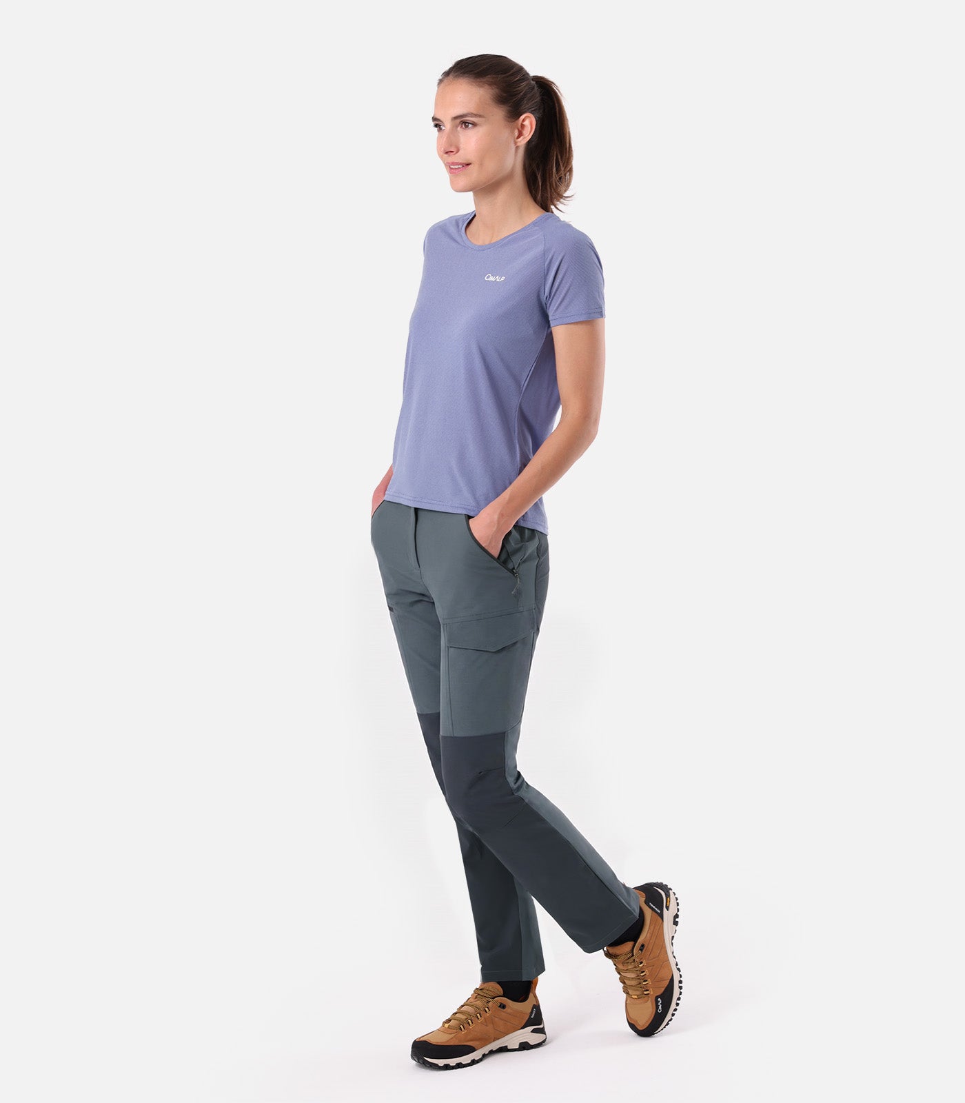 cimalp-plaret-court-f-pantalon-randonn-e-femme-anthracite image 2
