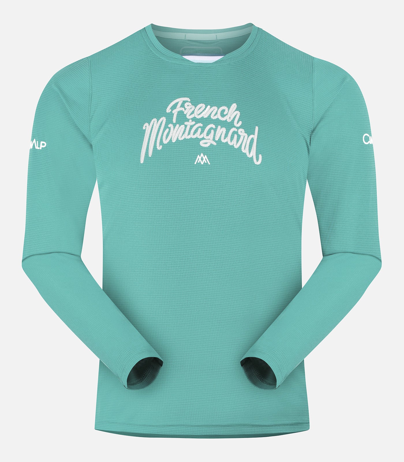 cimalp-french-montagnard-ls-2-h-t-shirt-trail-vert-canard image 2