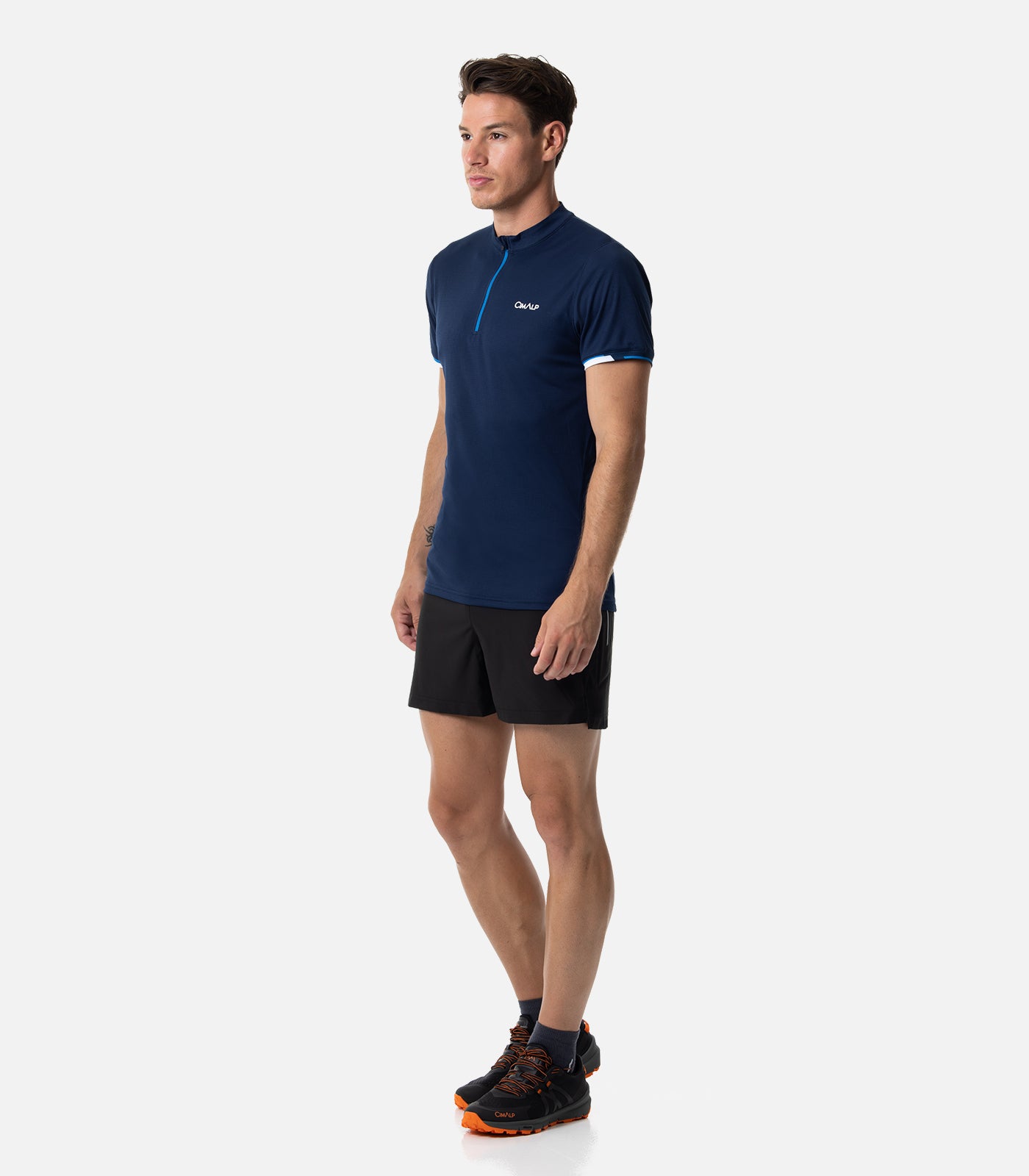 cimalp-faraut-h-t-shirt-trail-homme-marine-demi-zip image 3