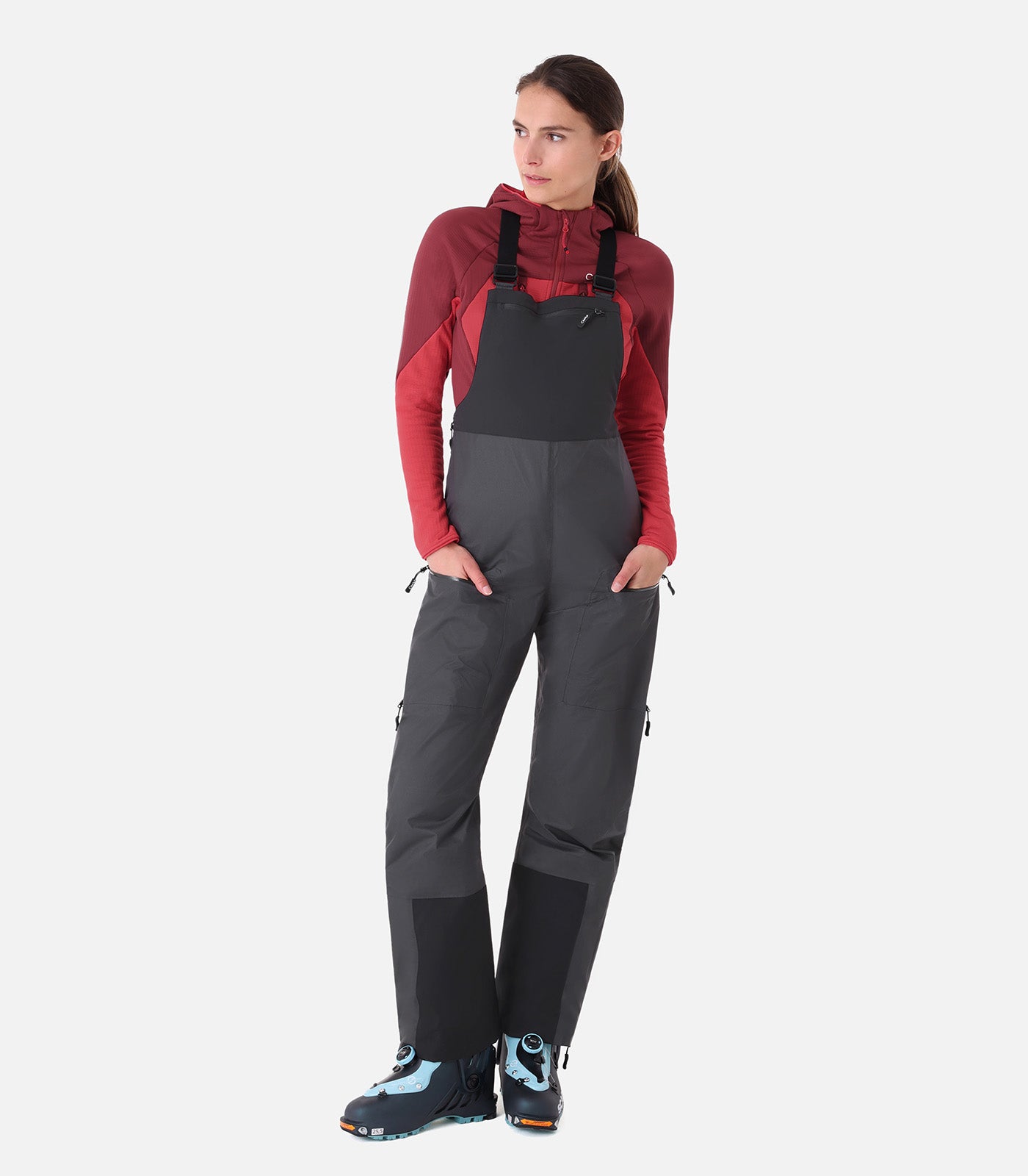 cimalp-advanced-pant-f-salopette-ski-femme-noir image 1