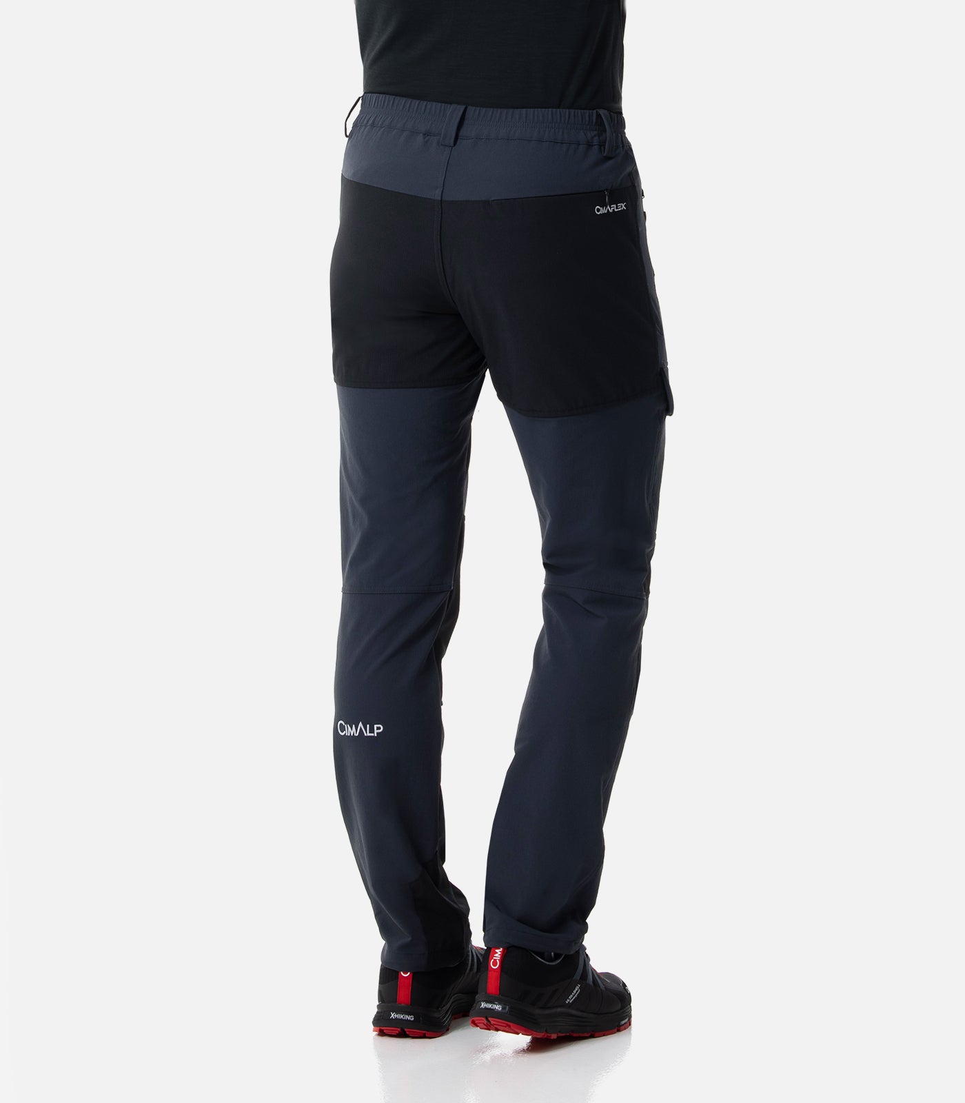 cimalp-laos-court-6-h-pantalon-randonn-e-homme-stretch-anthracite image 4