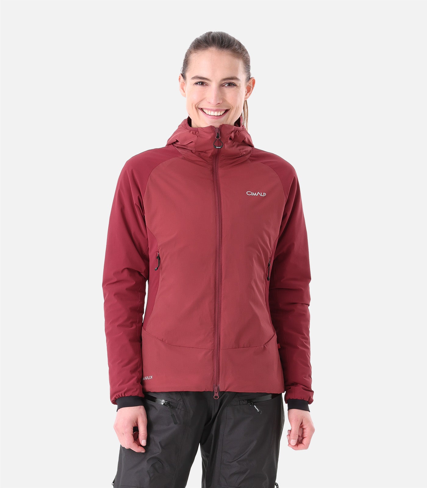 cimalp-tournette-f-veste-polaire-femme-framboise-coupe-vent image 6