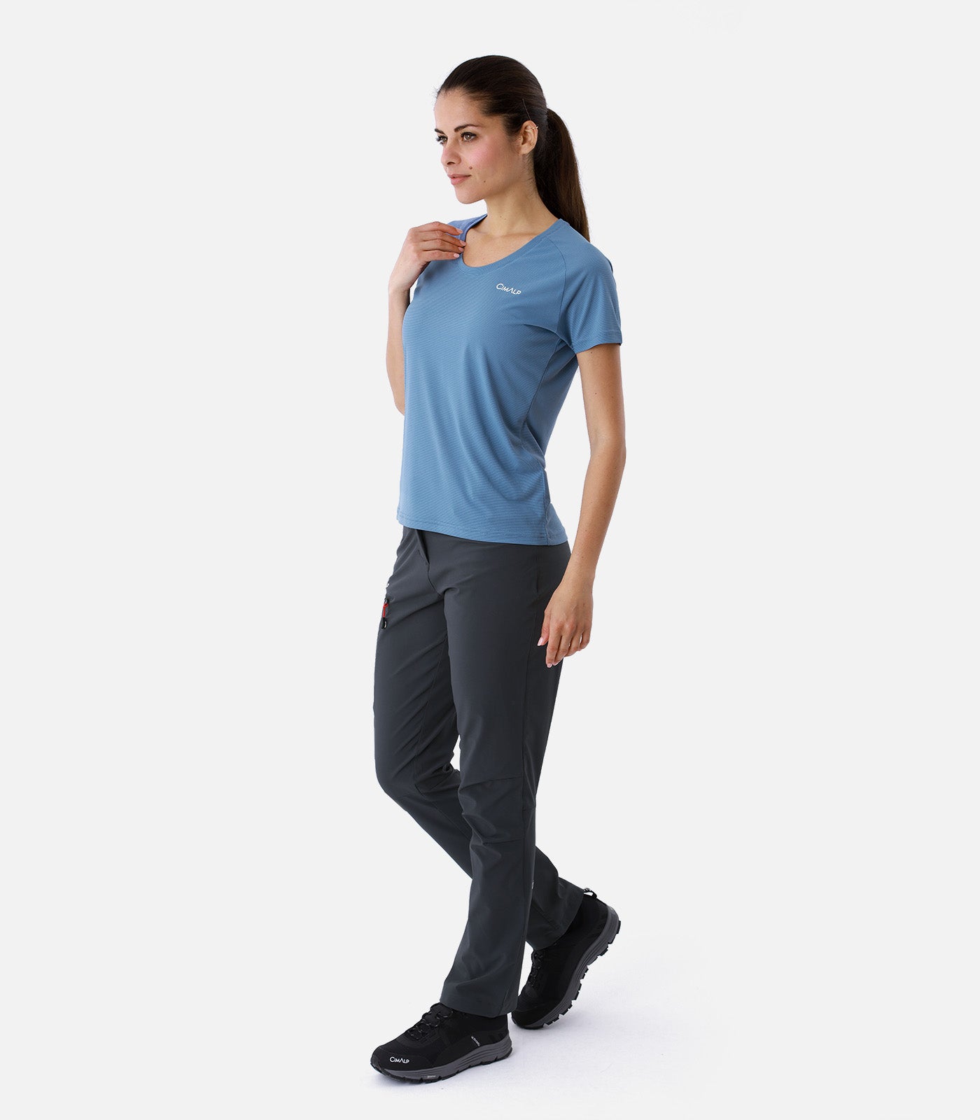 cimalp-levanna-court-2-f-pantalon-randonn-e-femme-sable-stretch image 3