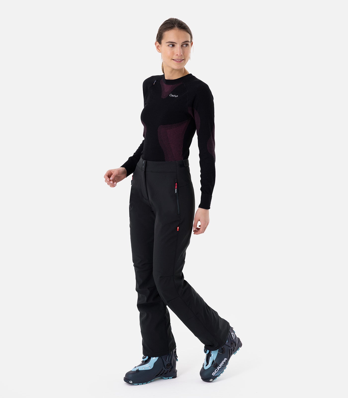 cimalp-snow-pant-5-f-pantalon-ski-femme-noir-softshell-chaud image 7