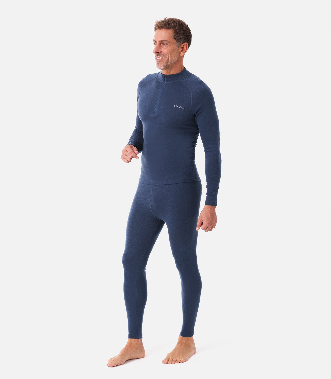 cimalp-wool-zip-200-h-sous-v-tement-merinos-homme-noir image 3