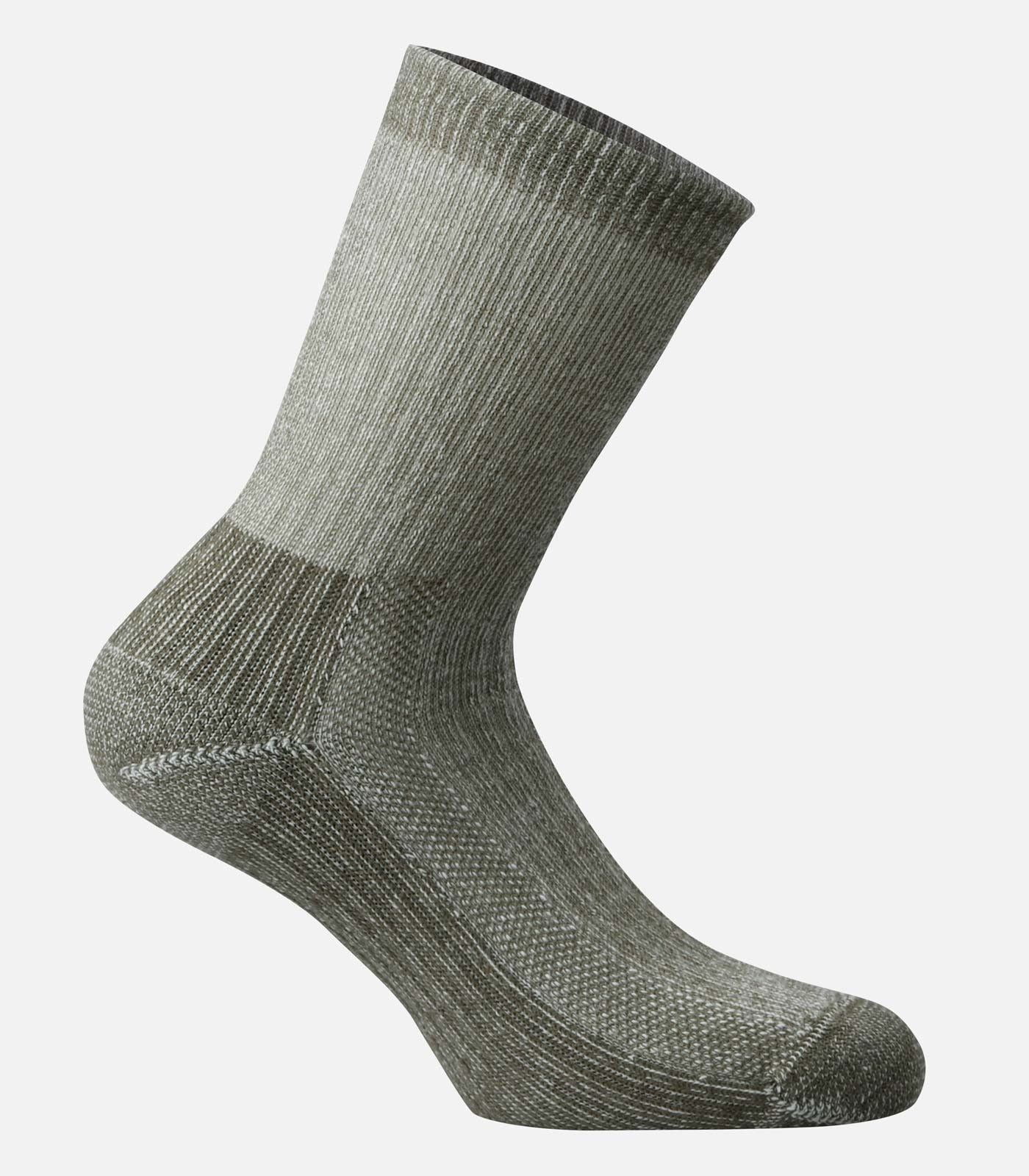 cimalp-merino-socks-2-chaussettes-randonn-e-kaki-lot-2-m-rinos image 2