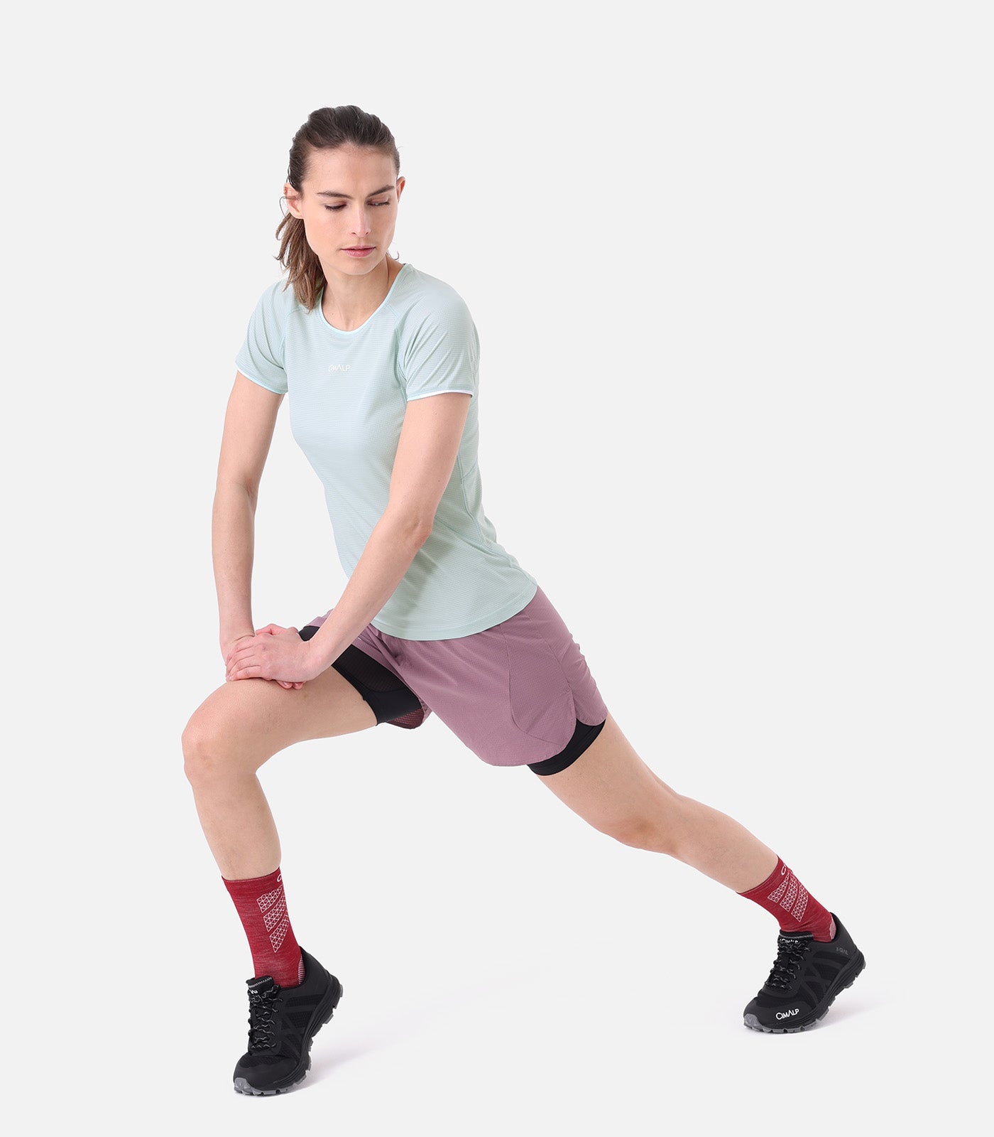 cimalp-restonica-2-f-short-trail-femme-mauve-2-en-1 image 5