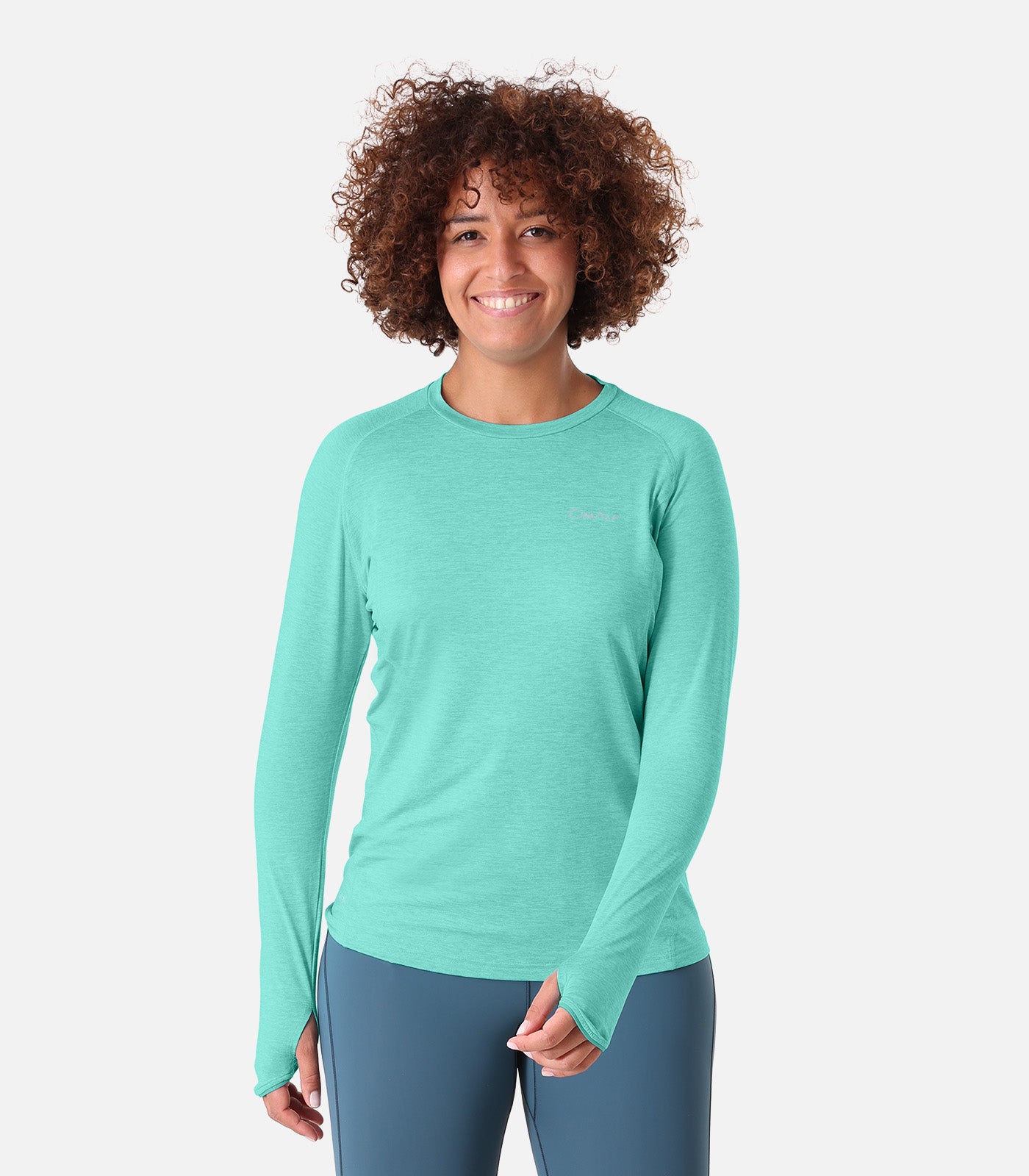 cimalp-huez-f-t-shirt-randonn-e-femme-turquoise-chaud image 7
