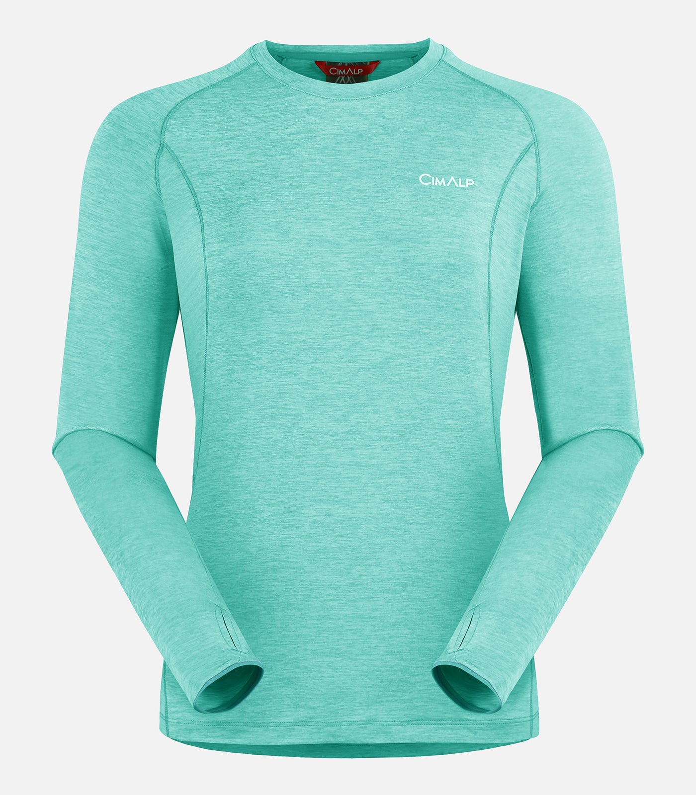 cimalp-huez-f-t-shirt-randonn-e-femme-turquoise-chaud image 8