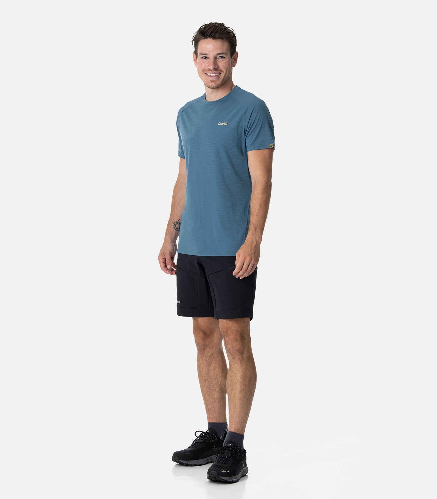 cimalp-clapier-3-h-t-shirt-randonn-e-homme-bleu-m-rinos-respirant image 3