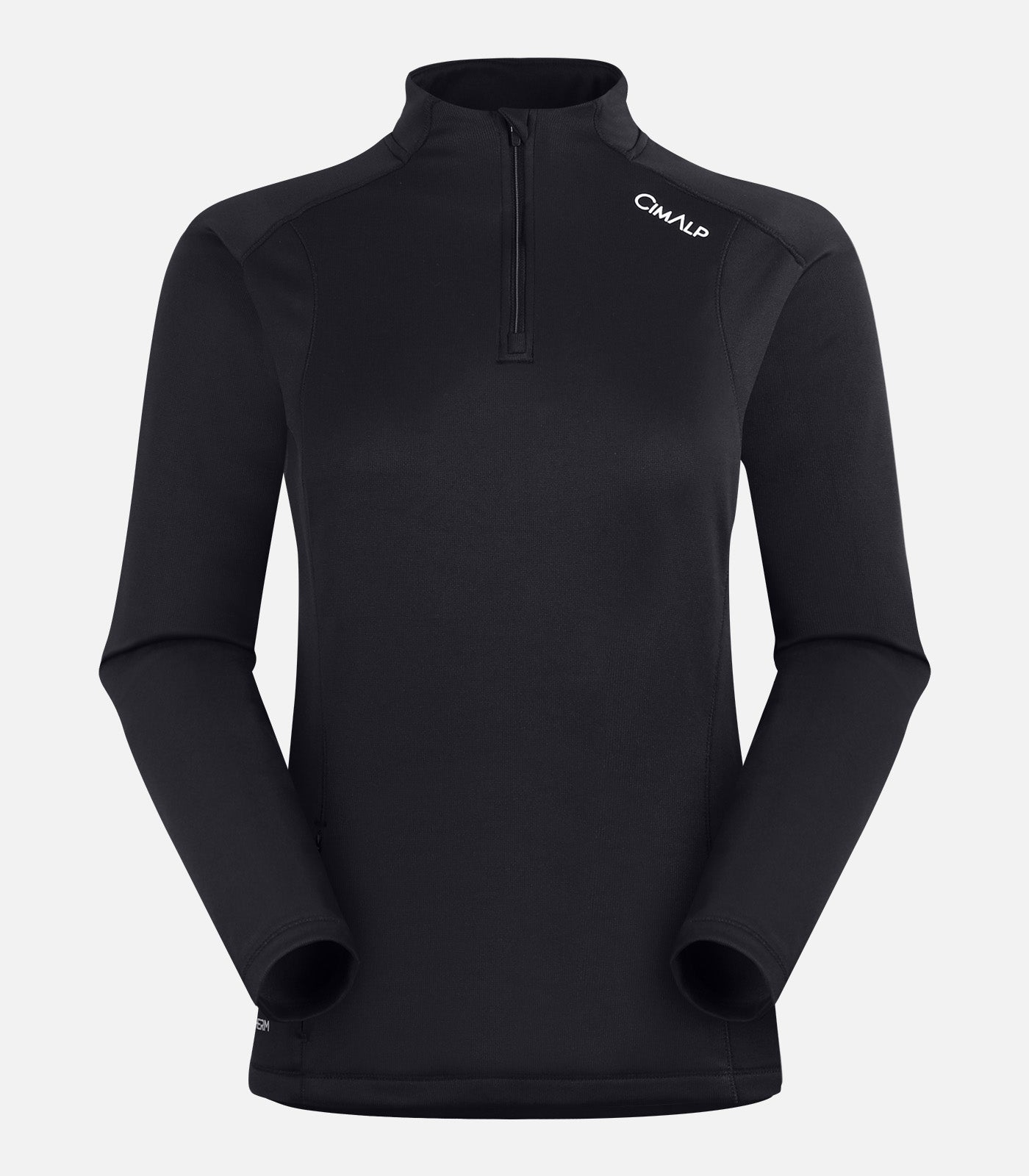 cimalp-teillon-f-veste-polaire-femme-stretch-seconde-couche-noir image 2