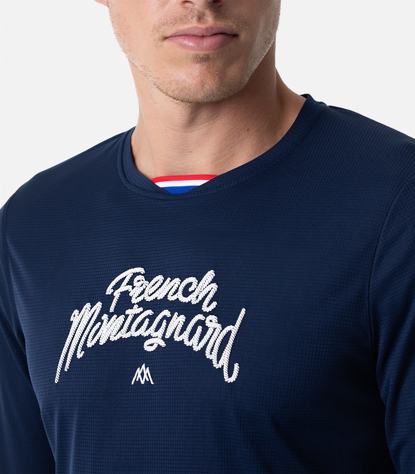 cimalp-french-montagnard-ls-h-t-shirt-trail-marine-manches-longues image 5