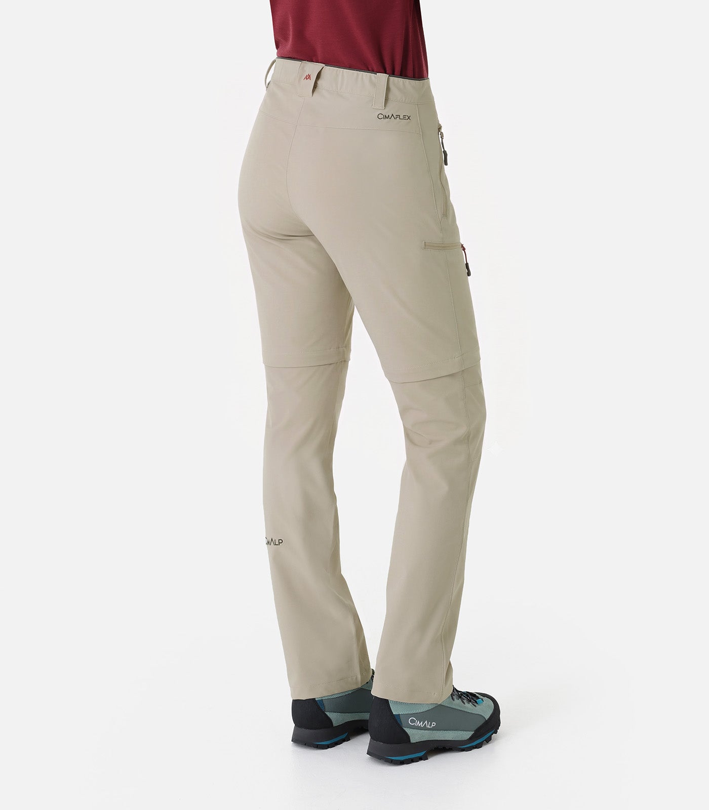 cimalp-claret-f-pantalon-rando-convertible-femme-sable image 4