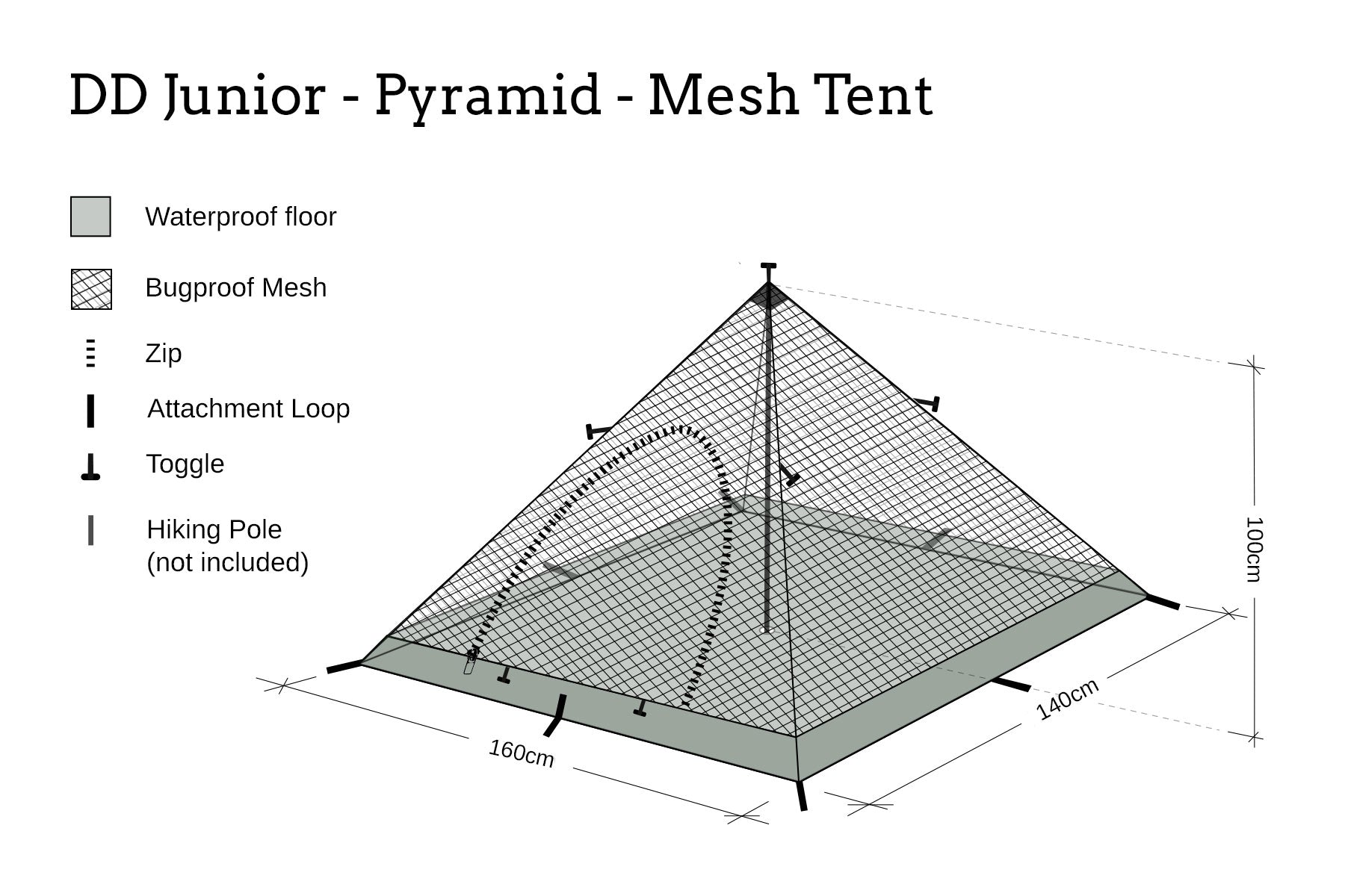 dd-junior-pyramid-mesh-tent-tente-enfant-350-g image 4