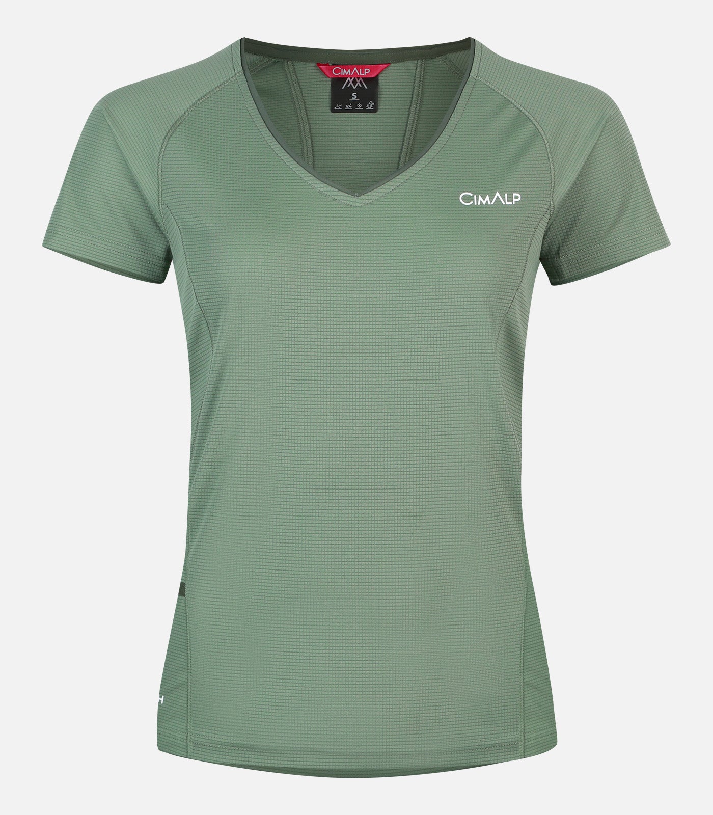 cimalp-boreon-2-f-t-shirt-trail-femme-vert-amande image 8