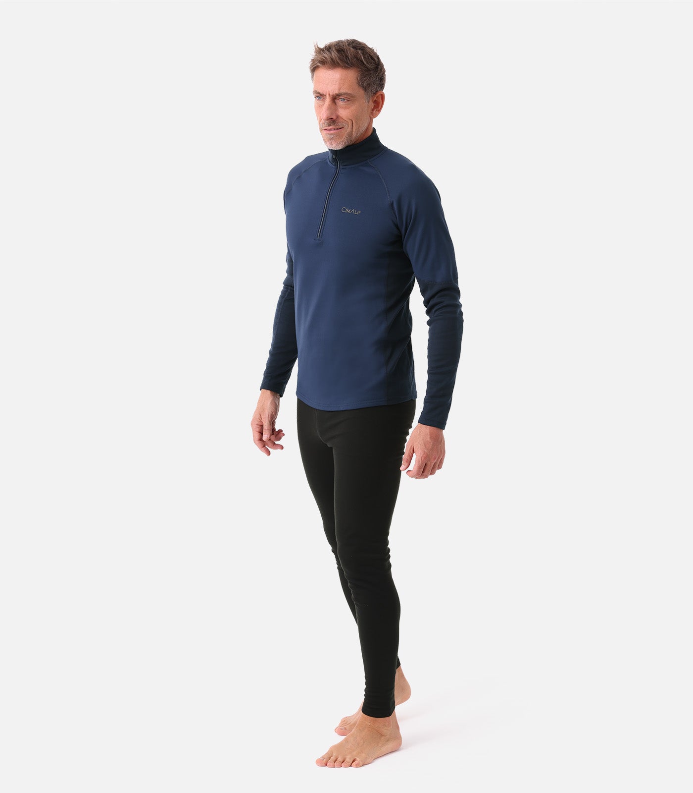 cimalp-x-warm-zip-5-h-sous-v-tement-thermique-homme-noir-chaud image 4