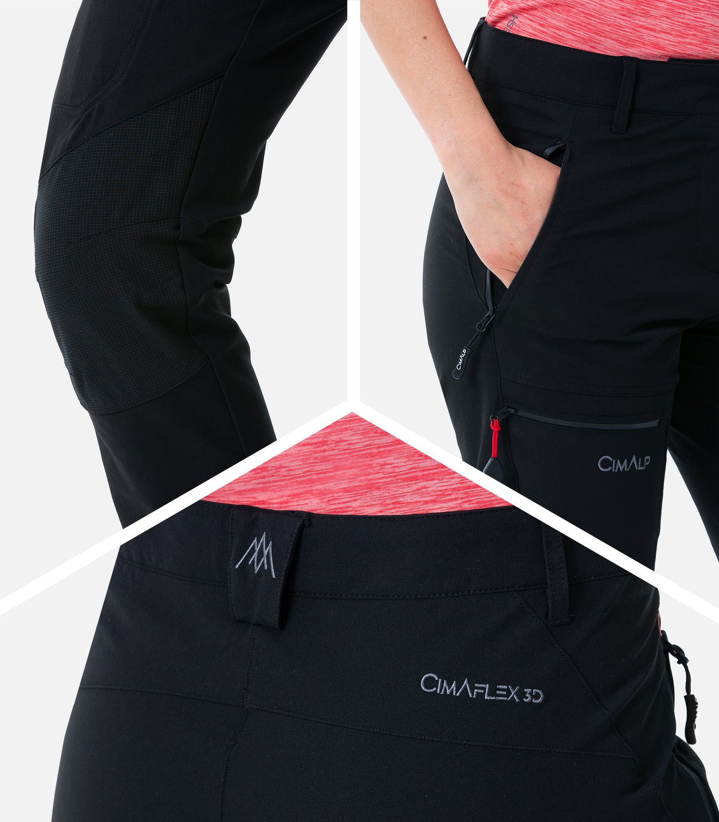 cimalp-explore-4-f-pantalon-rando-femme-gris-stretch-d-perlant image 6