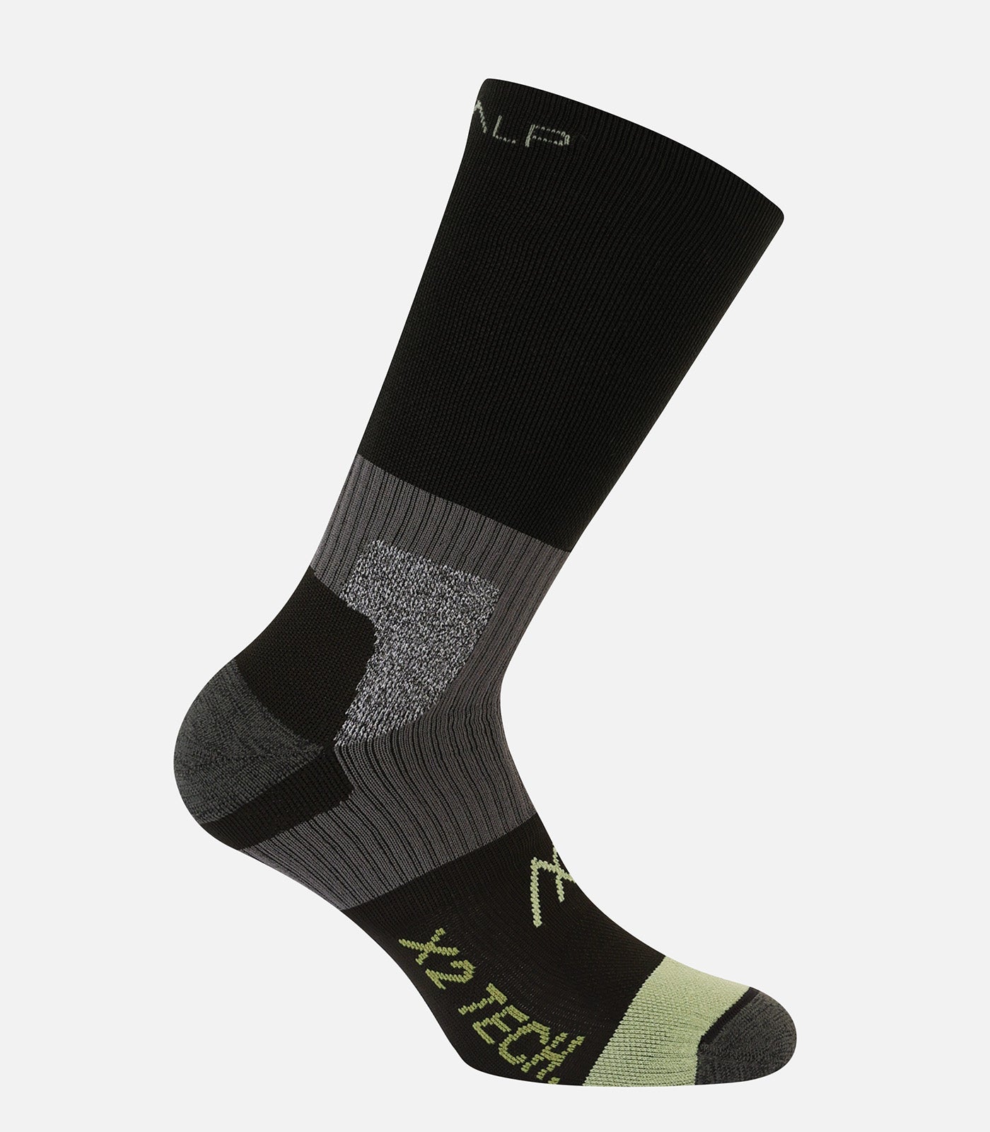 cimalp-x2-long-chaussettes-randonn-e-double-peau-noir-rouge image 8