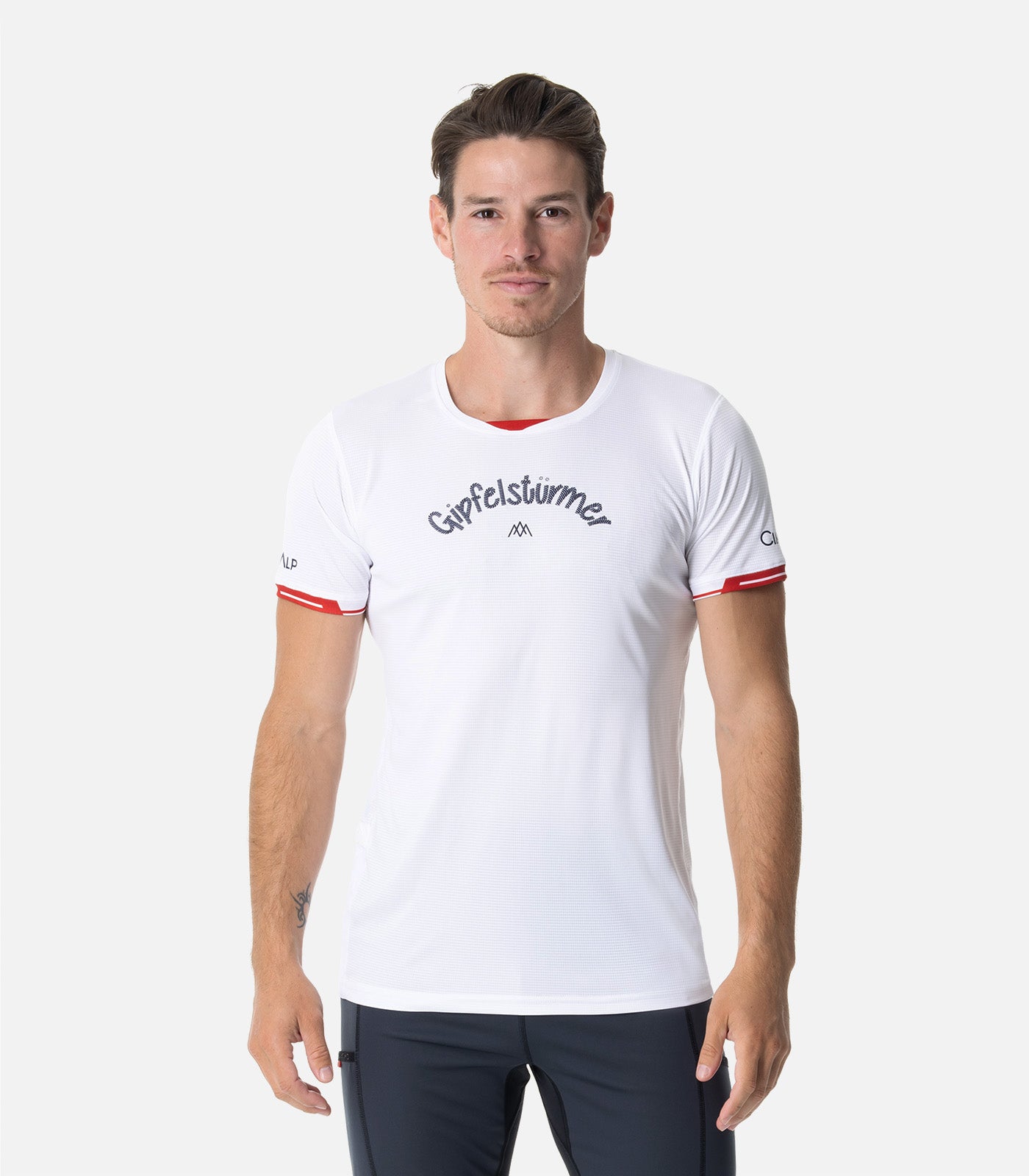 cimalp-german-montagnard-h-t-shirt-trail-homme-blanc-100g image 1