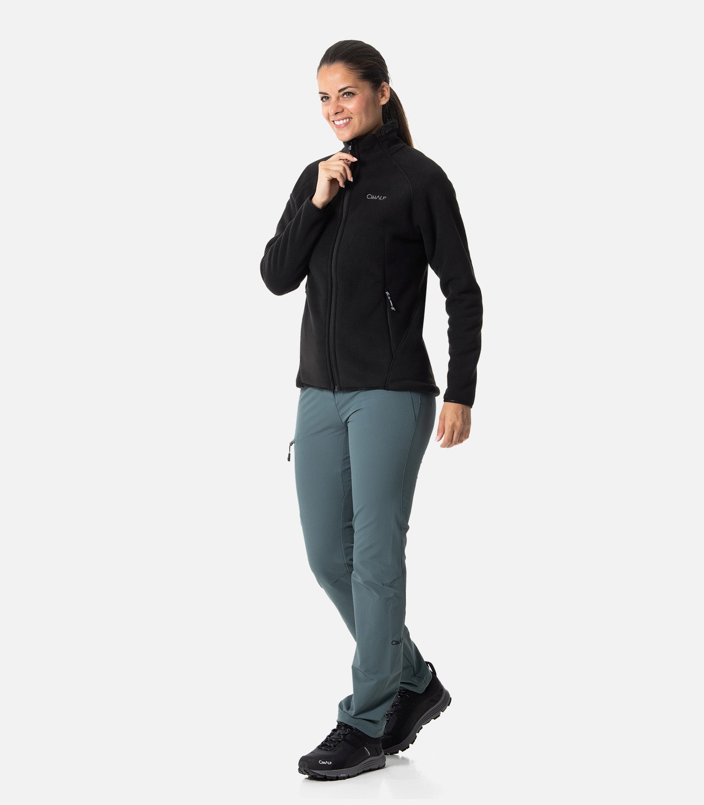 cimalp-norvege-6-f-polaire-chaude-vert-fonc-femme image 3