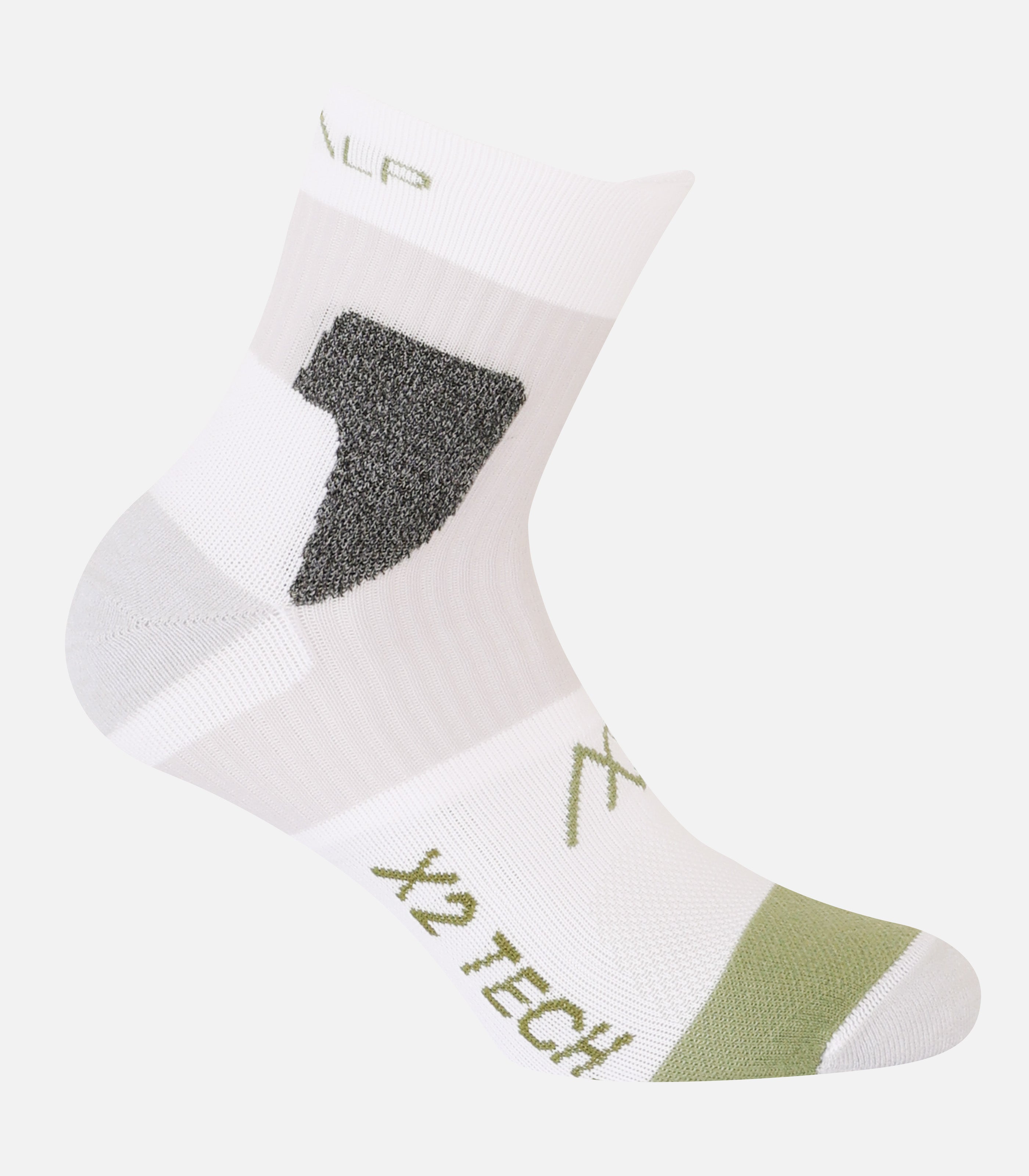 cimalp-x2-mid-chaussettes-randonn-e-gris-anti-ampoules image 2