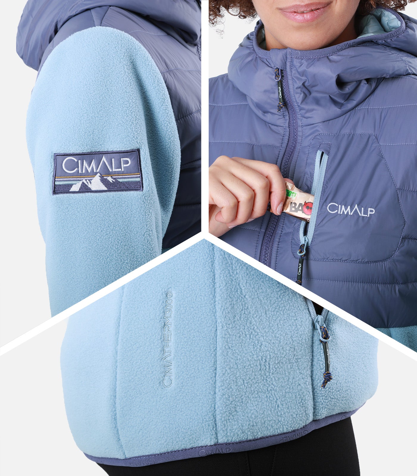 cimalp-charvet-f-veste-polaire-femme-ciel-laine-m-rinos image 5