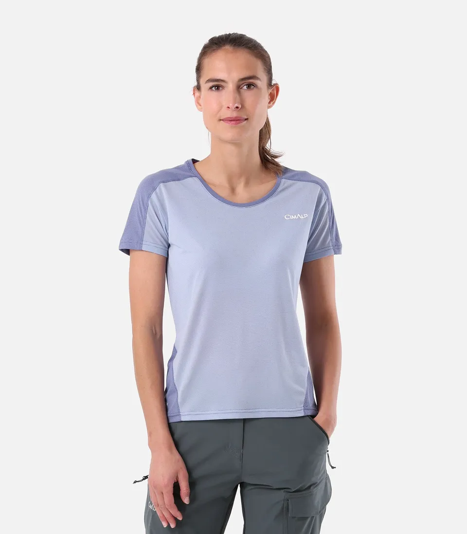 cimalp-elena-f-bicolore-t-shirt-rando-vert-canard-l-ger image 1