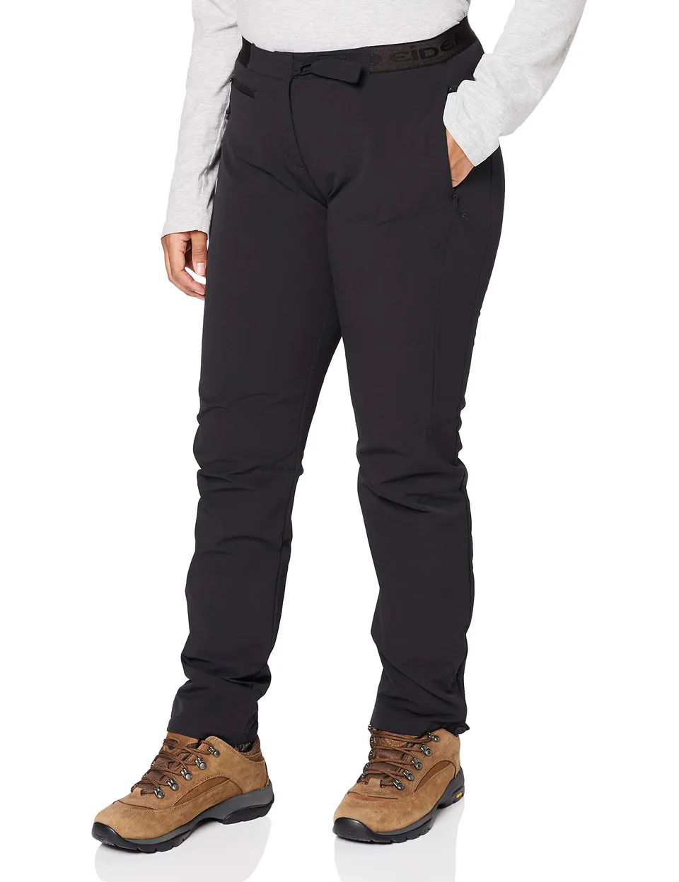 eider-ramble-pant-w-pantalon-softshell-femme-noir image 1