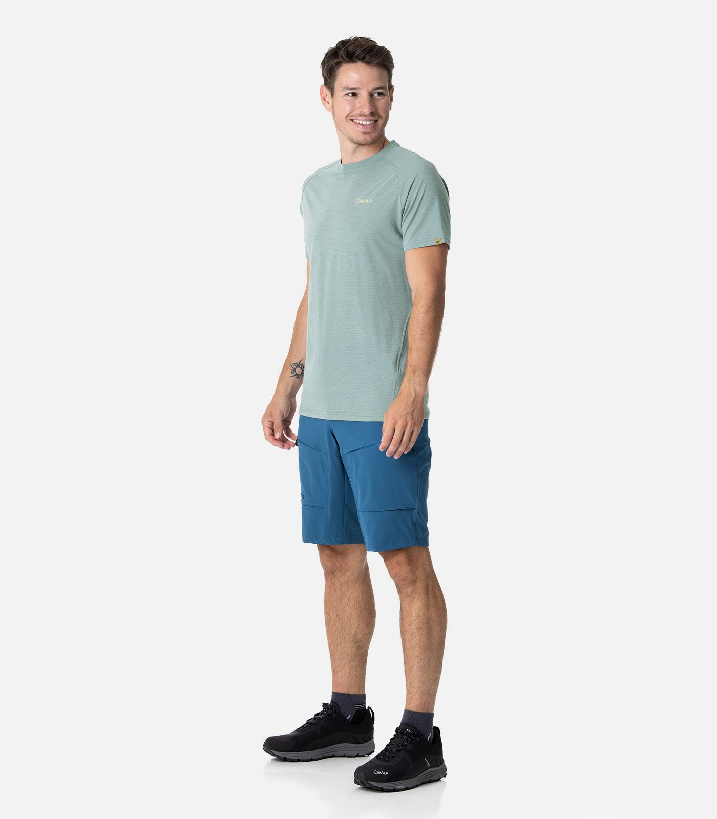 cimalp-galibier-long-3-h-short-randonn-e-homme-beige-stretch image 3