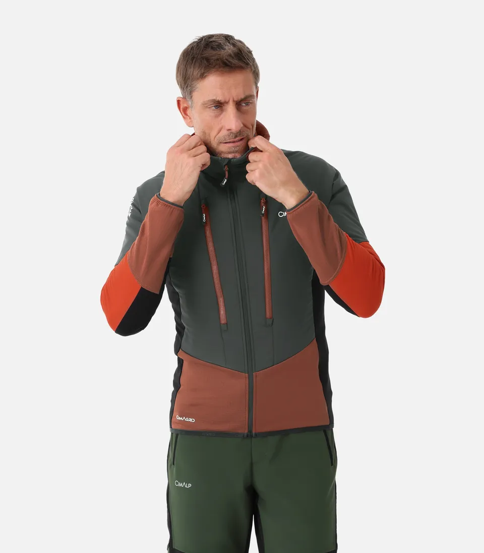 cimalp-baretti-2-h-polaire-homme-primaloft-olive image 1